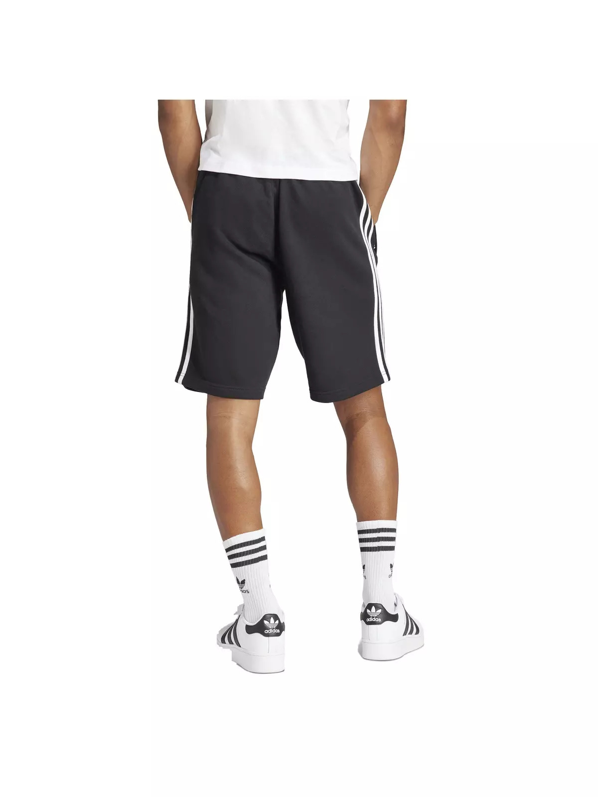 Originals Men's Adicolor 3-Stripes Lifestyle Shorts -Black - 2