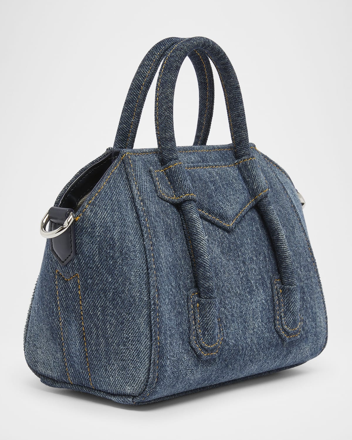 Givenchy Antigona Lock Toy Top-Handle Bag in Denim