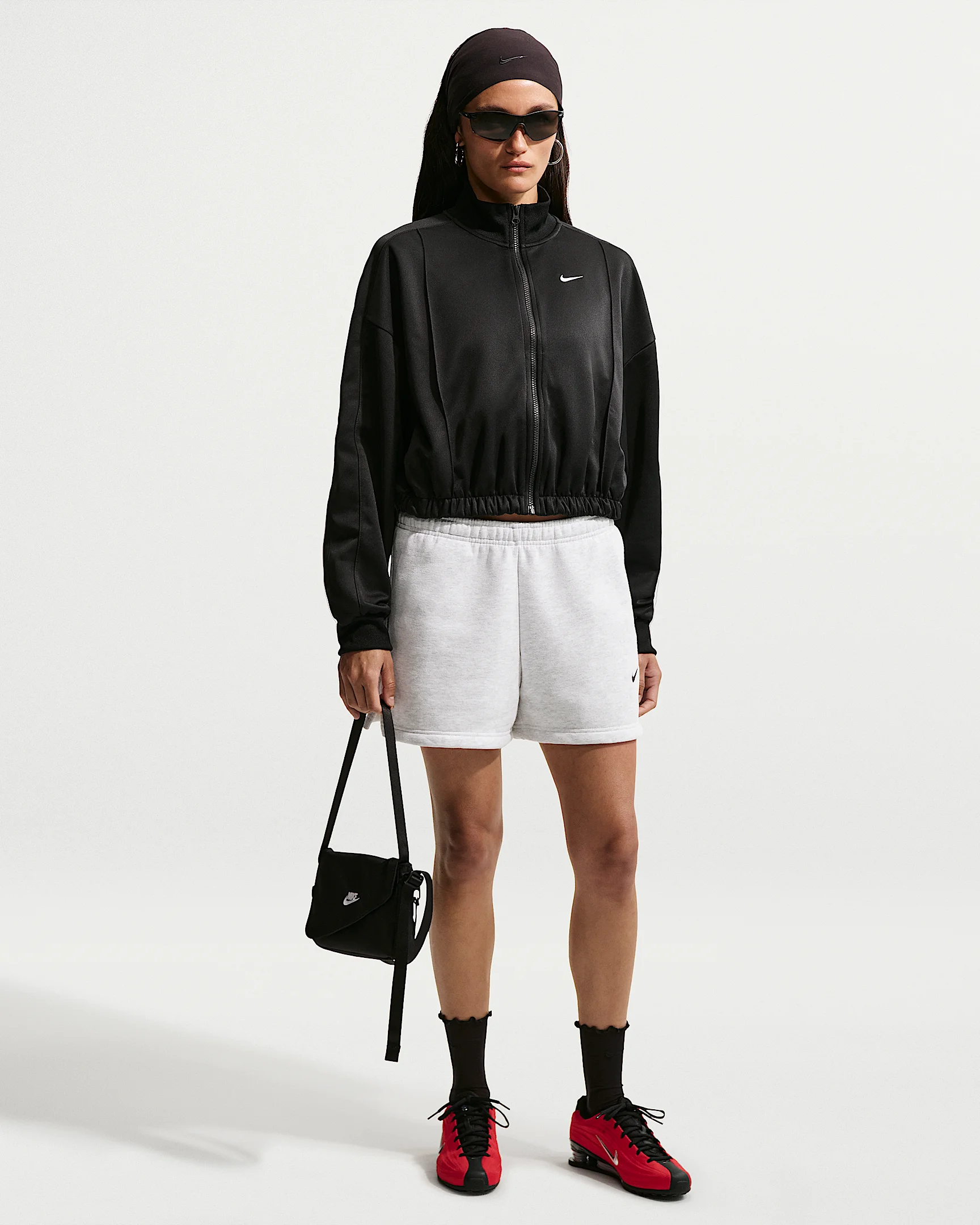 Nike Studio Fleece Medium Weight Women's Mid-Rise Shorts - 1