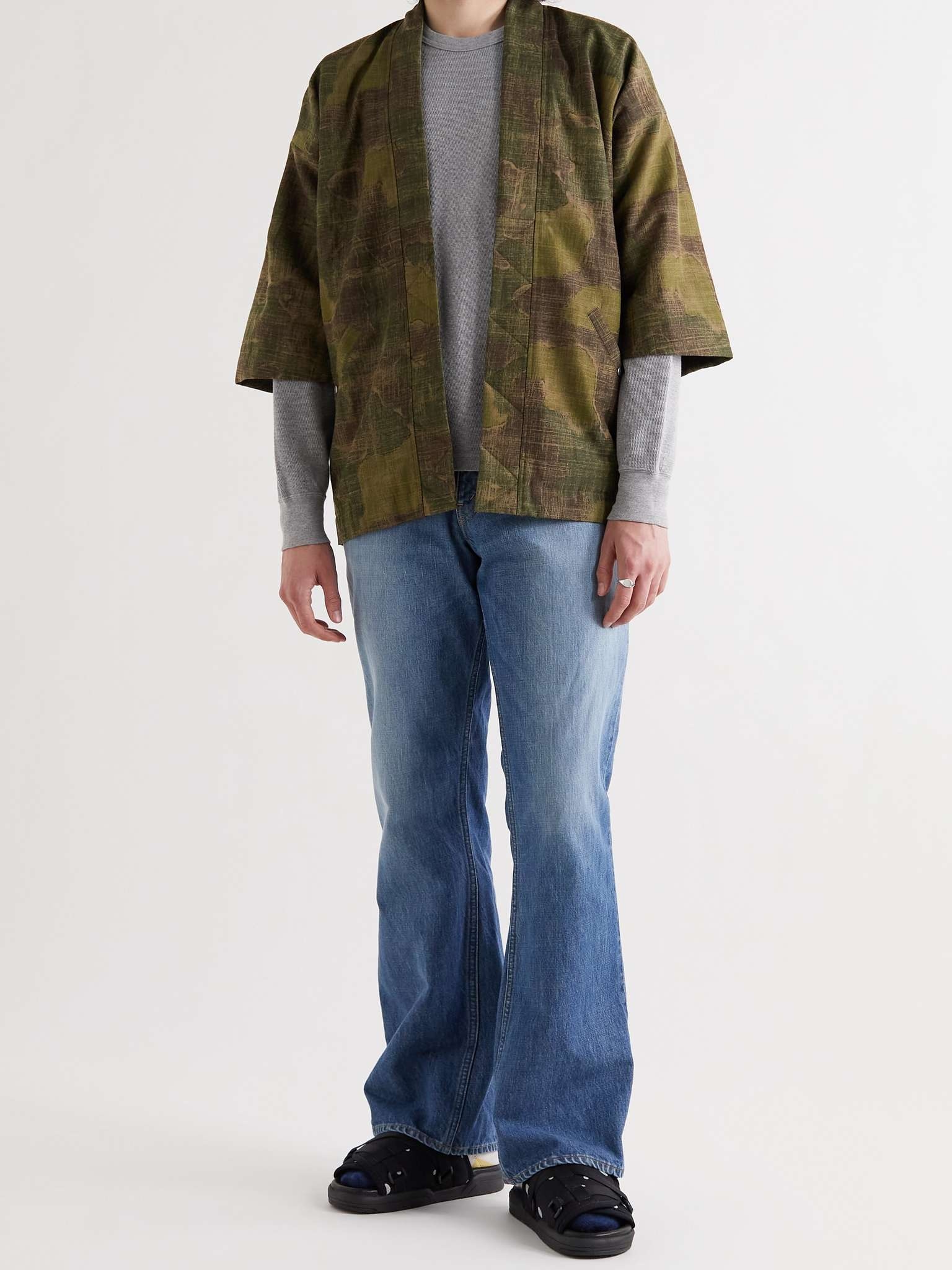 Sanjuro Camouflage-Print Wool-Blend Gabardine Jacket - 2