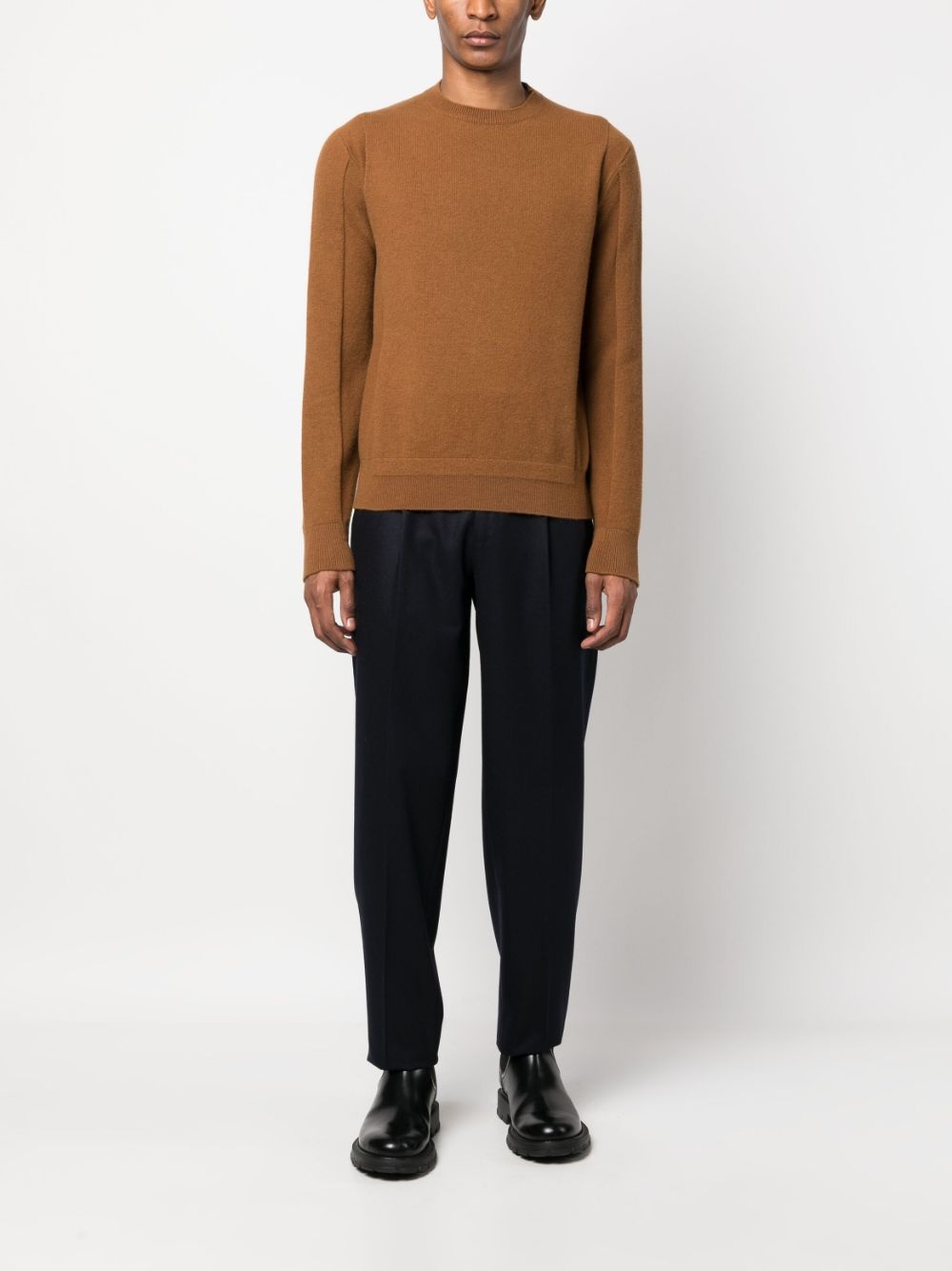 pleat-detail tailored trousers - 2