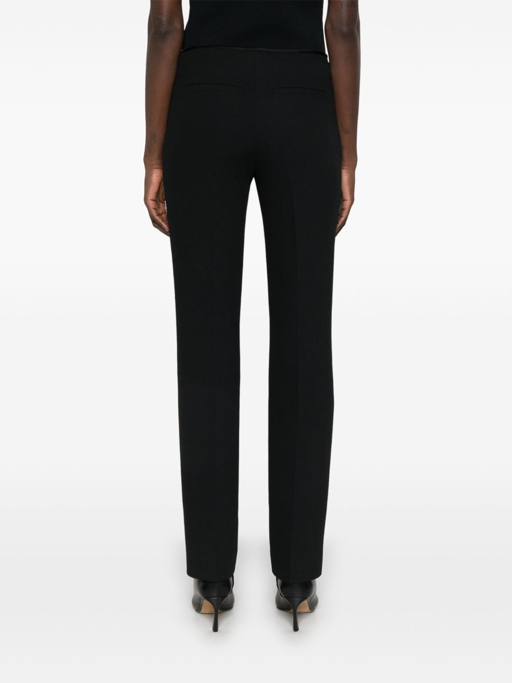 low-rise stovepipe trousers - 3