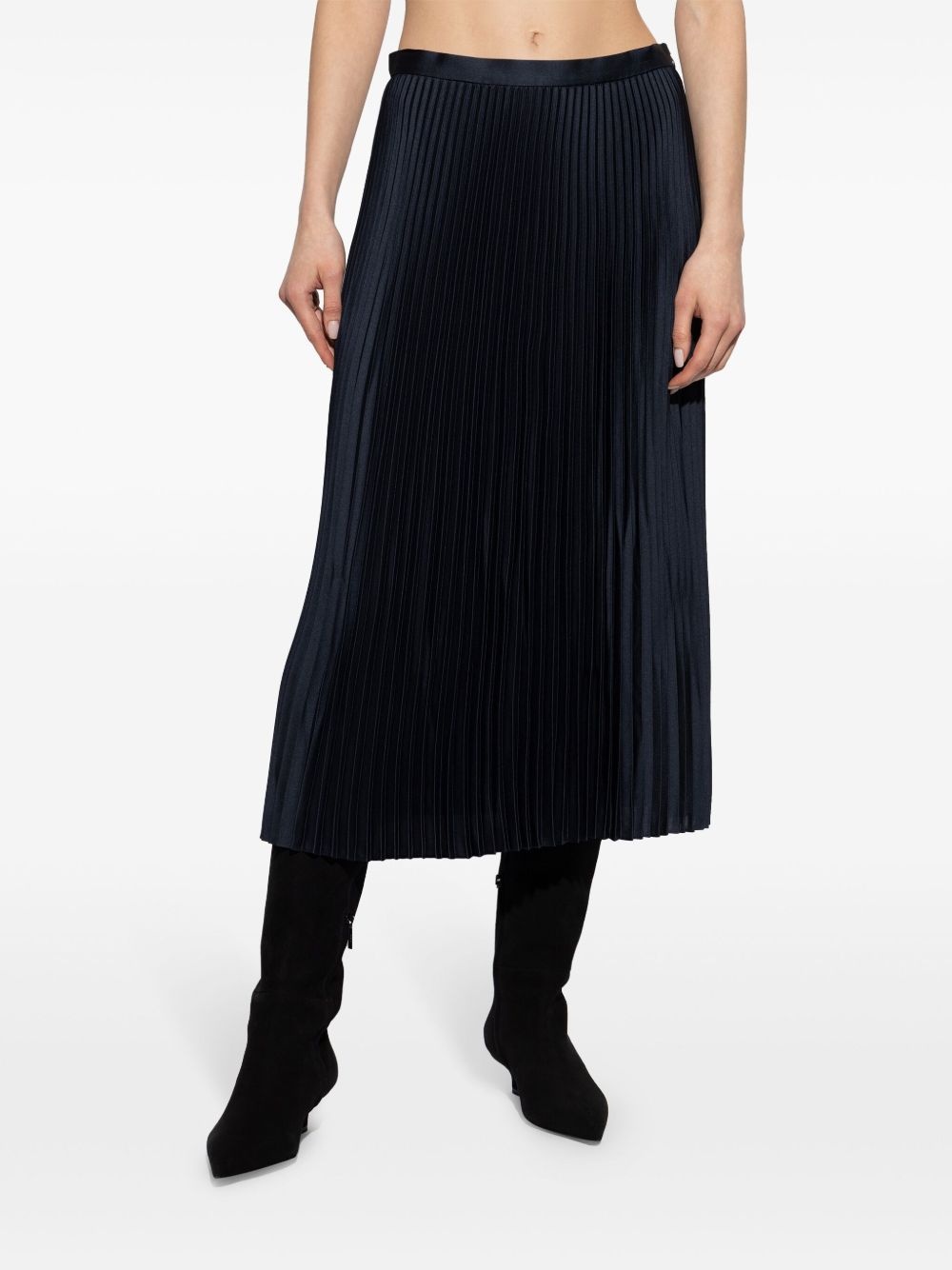 pleated midi skirt - 3