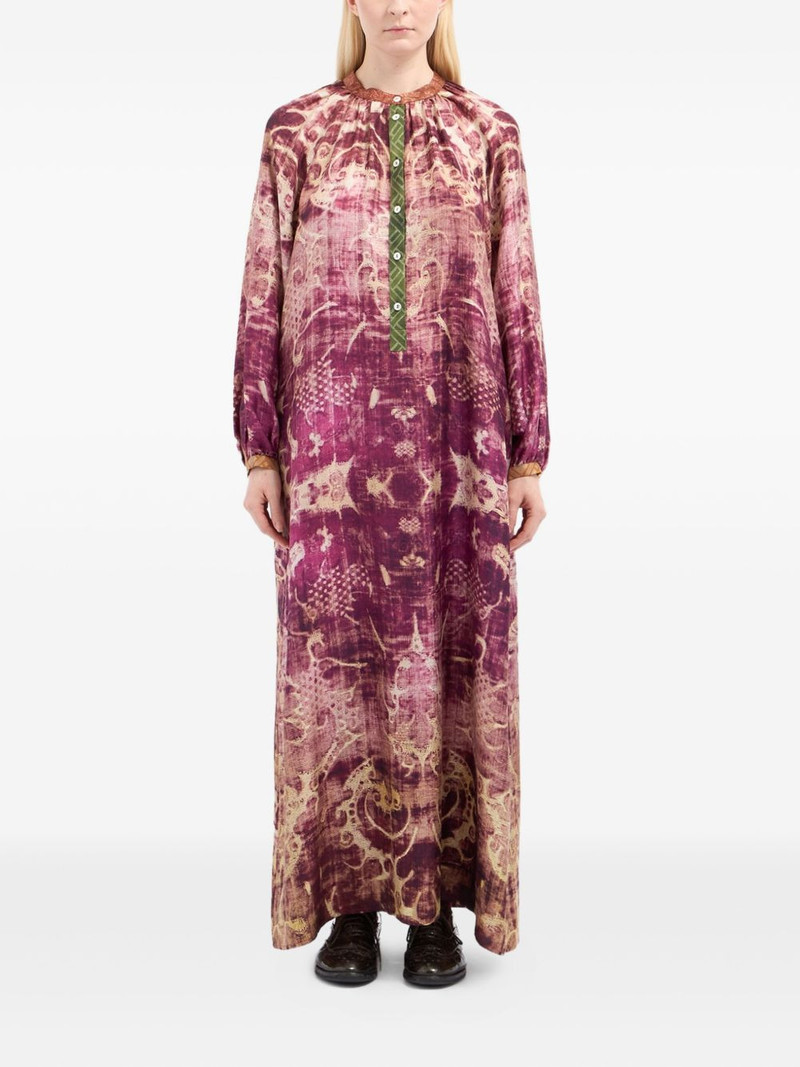 Pierre-Louis Mascia abstract-print maxi dress outlook