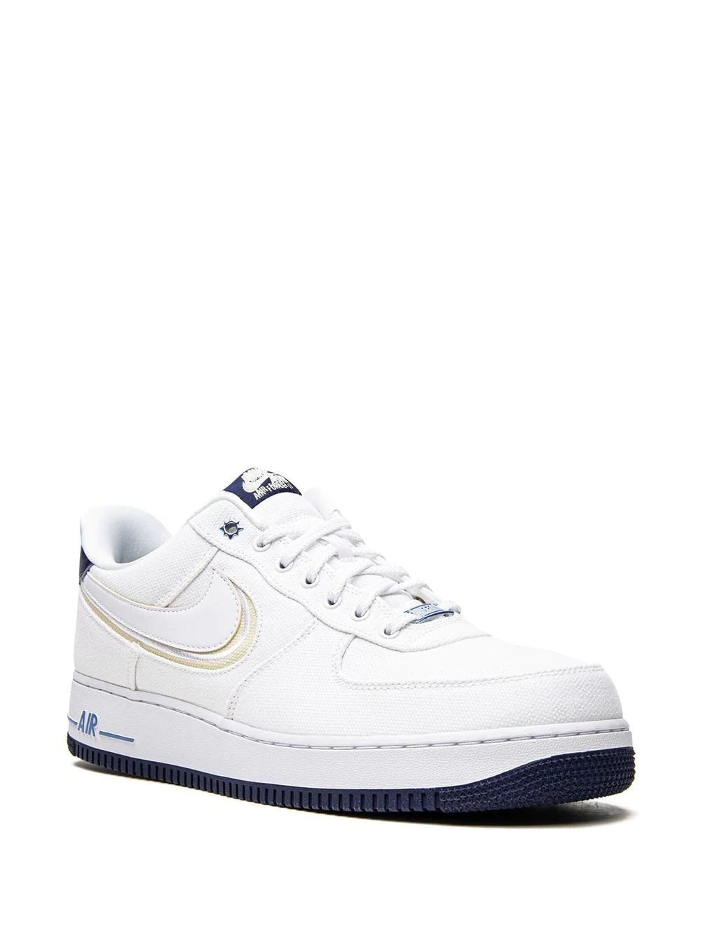 Air Force 1 PRM "White/White Fossil/Blue Void" sneakers - 2