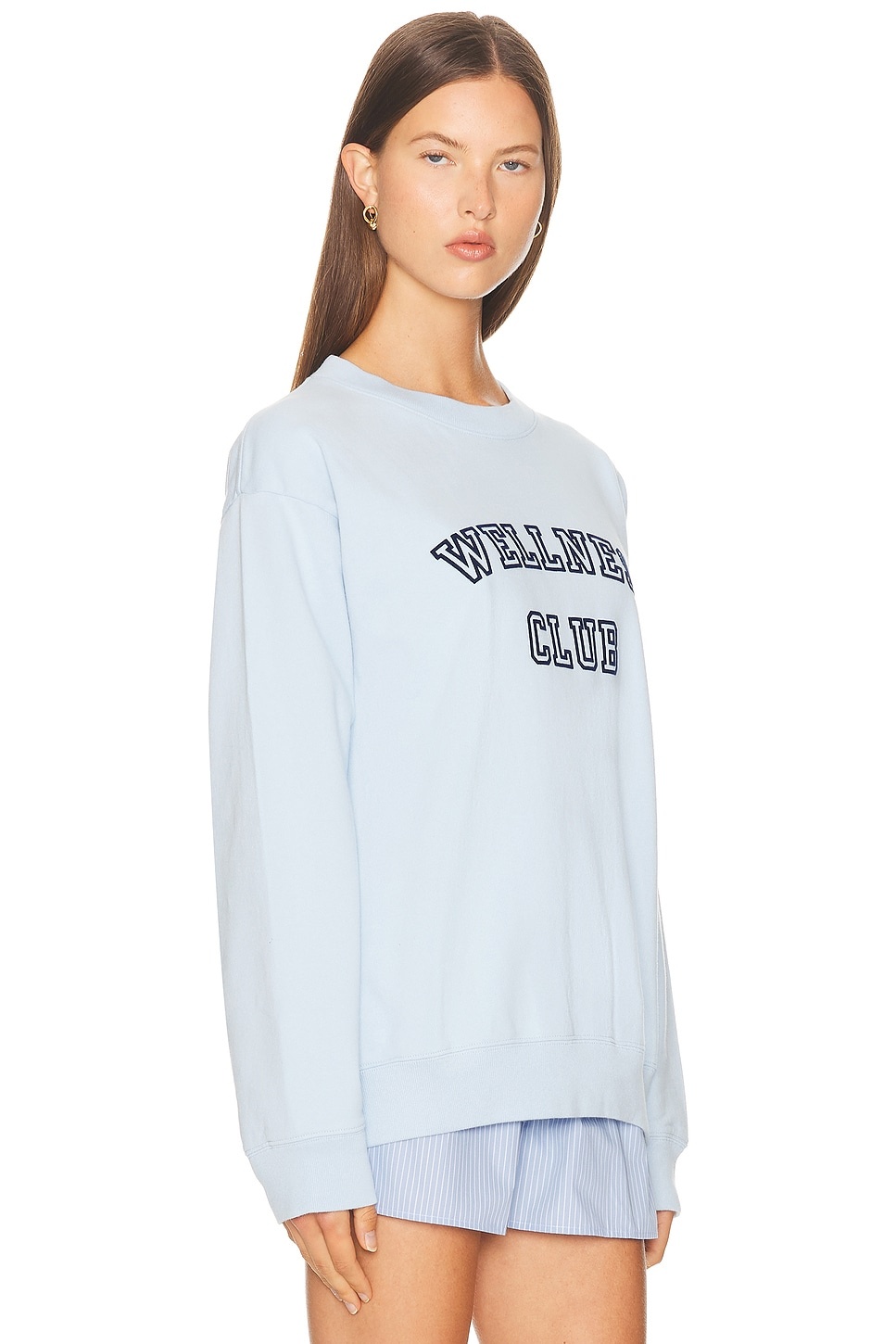 Wellness Club Flocked Crewneck Sweatshirt - 2