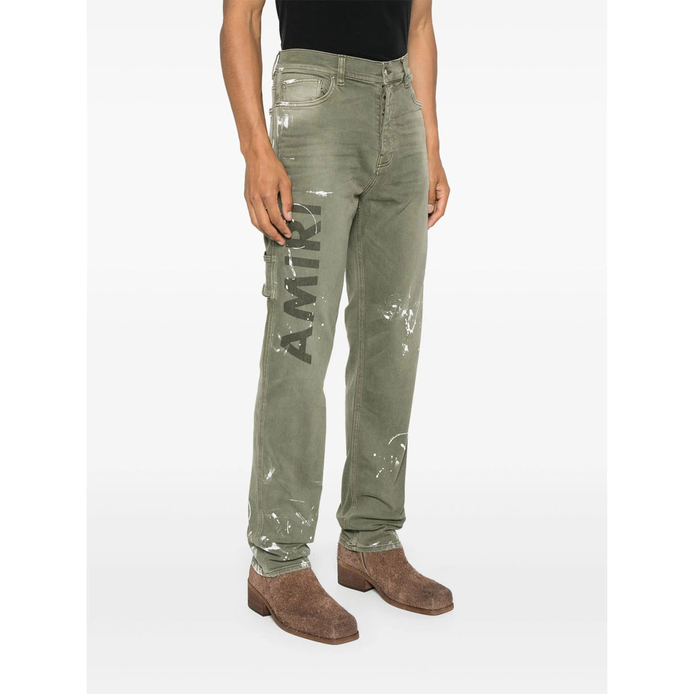 Amiri Green Denim - Regular & Straight-Leg Jeans Men - 4