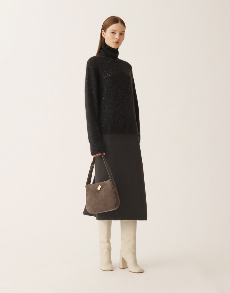 FABIANA FILIPPI Wool and silk sweater with sequins outlook