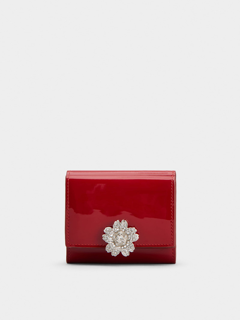 RV Bouquet Wallet in Patent Leather 1