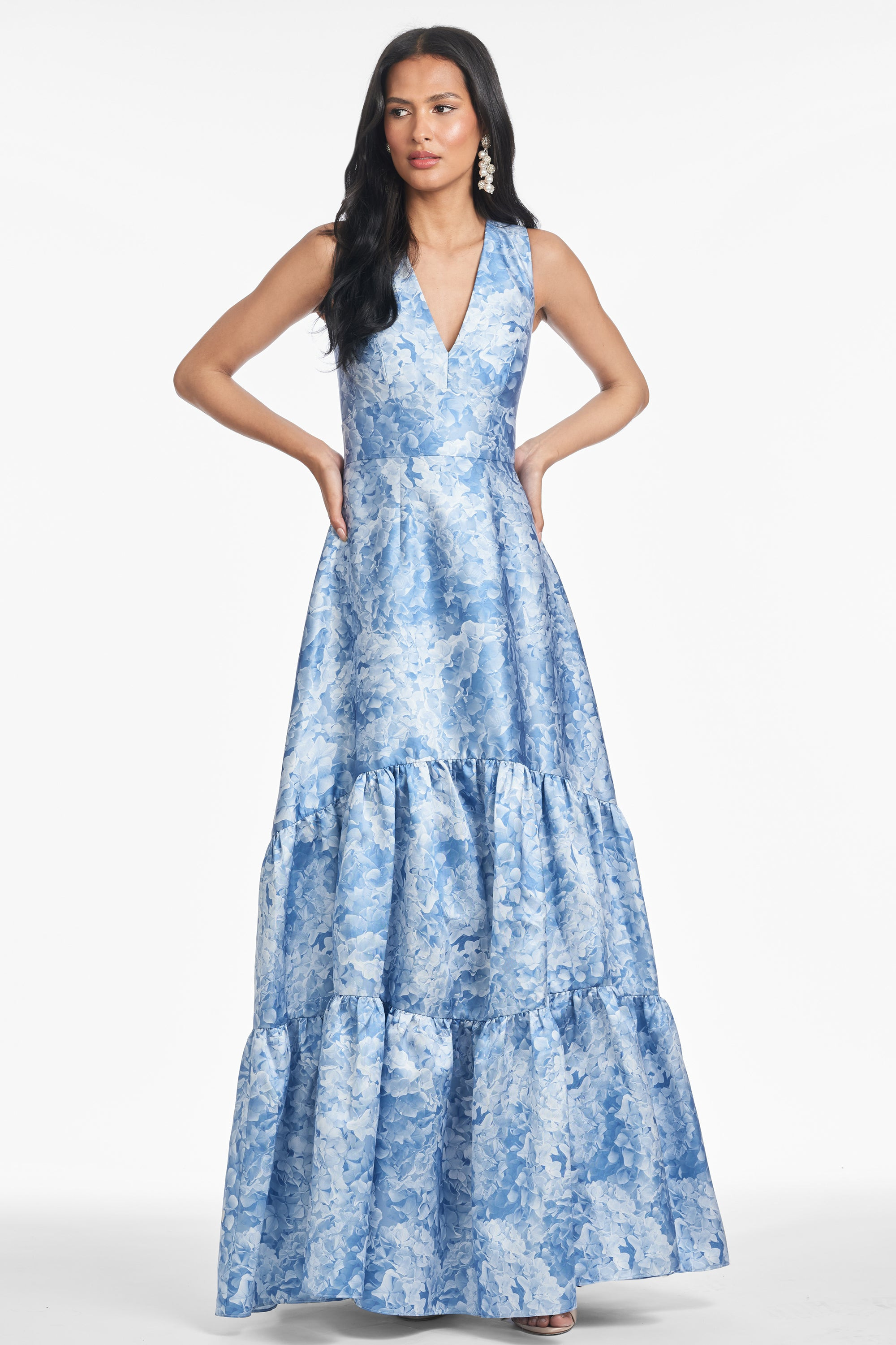 RORI GOWN - HYDRANGEA BLOOMS - 2