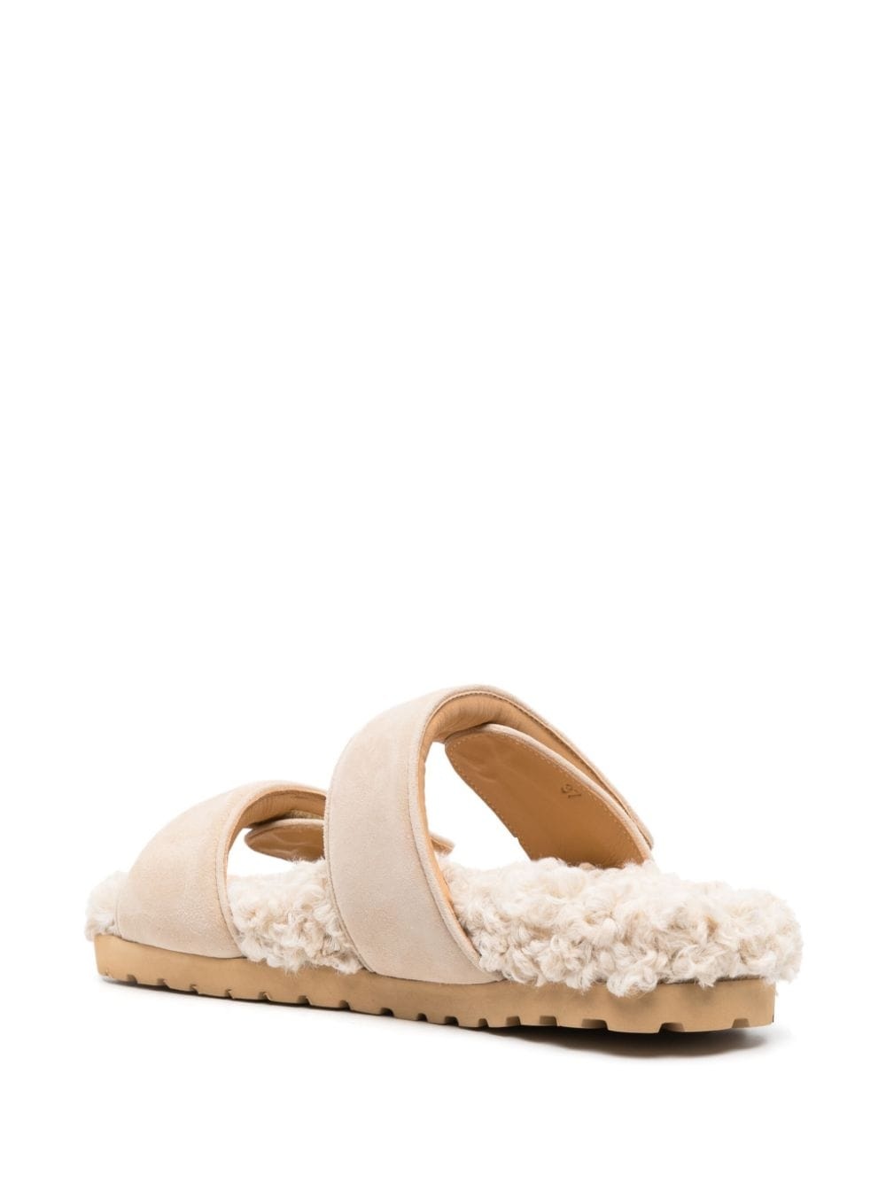 Alvine shearling-lining slides - 3