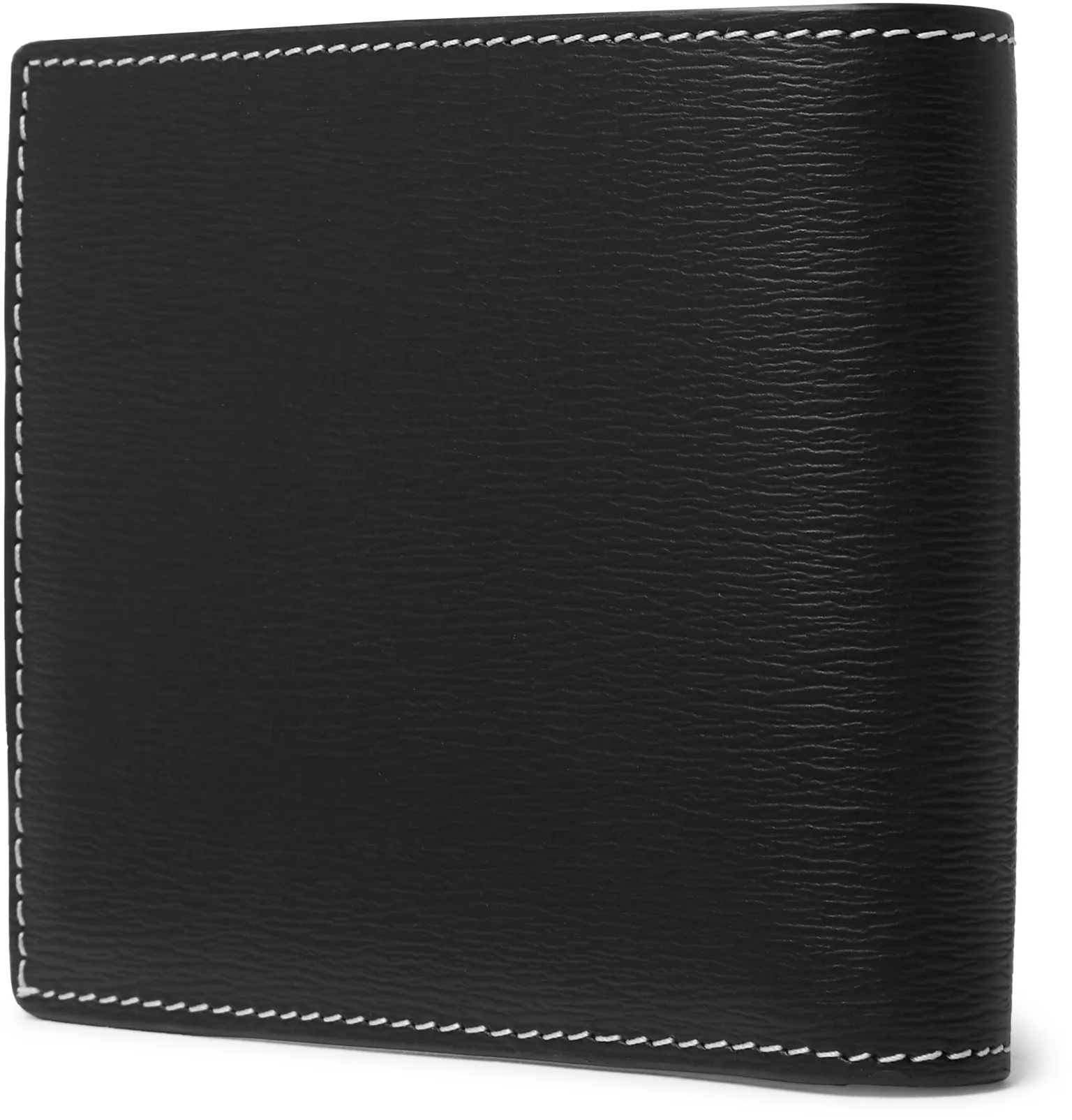 Logo-Appliquéd Textured-Leather Billfold Wallet - 3