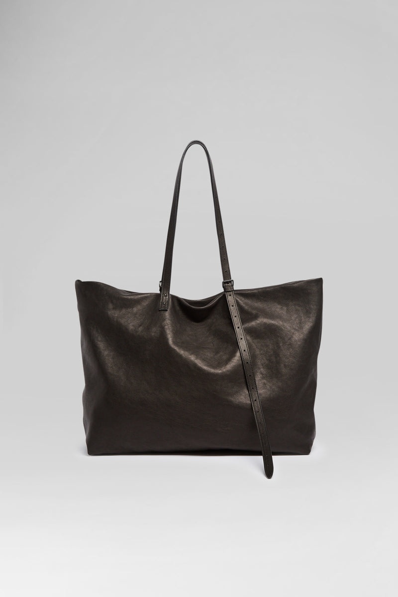 バッグ ANN DEMEULEMEESTER leather tote bag BK B0011770-LT137-099_1_6afdde18-