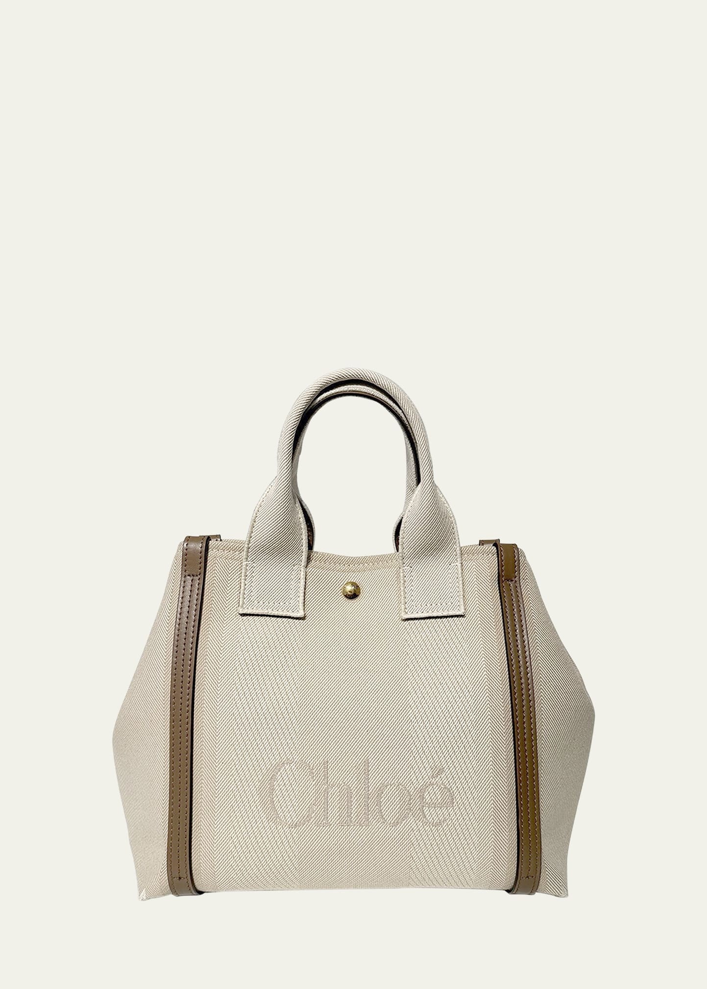 Small Tote Bag in Jacquard Canvas - 3