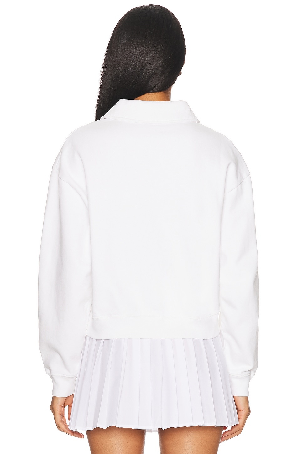 Crown Country Embroidered Cropped Polo Sweater - 3