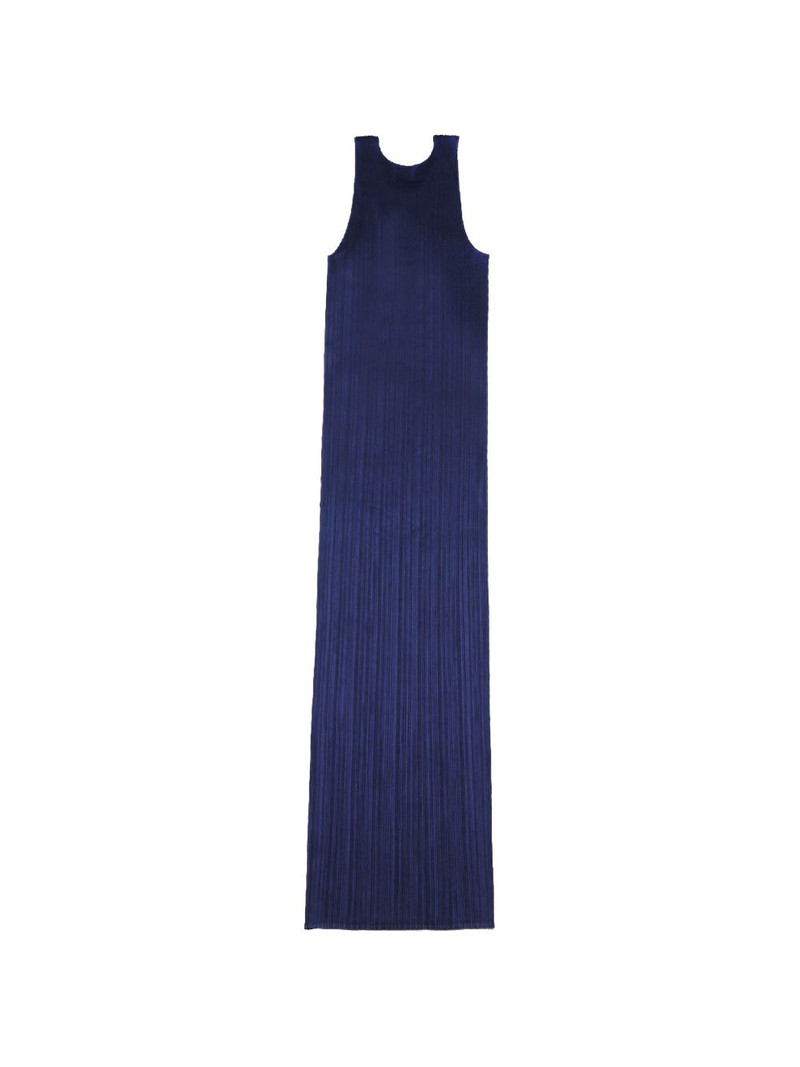 Pleats Please Issey Miyake pleated midi dress outlook