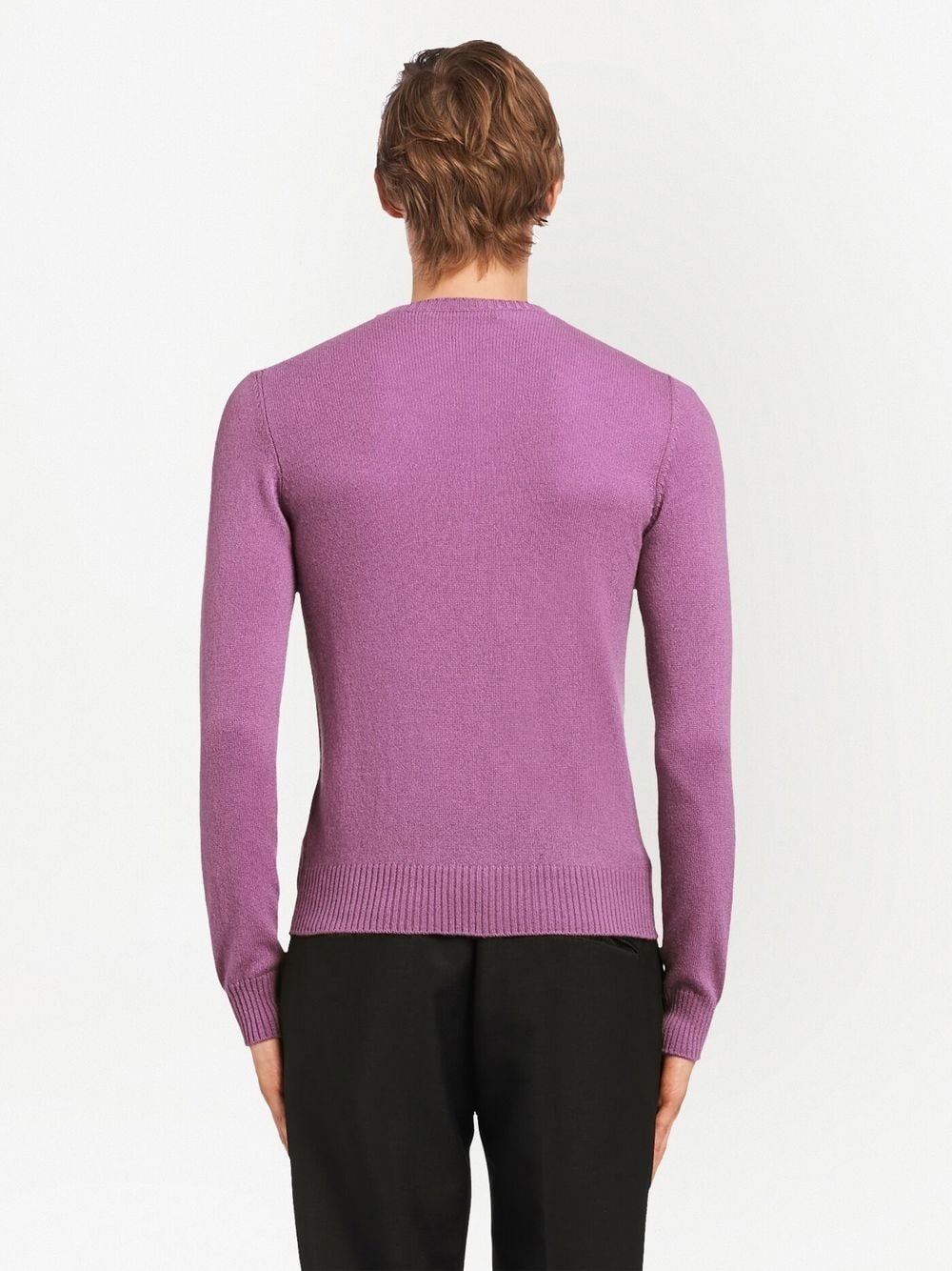 crew-neck wool jumper - 4