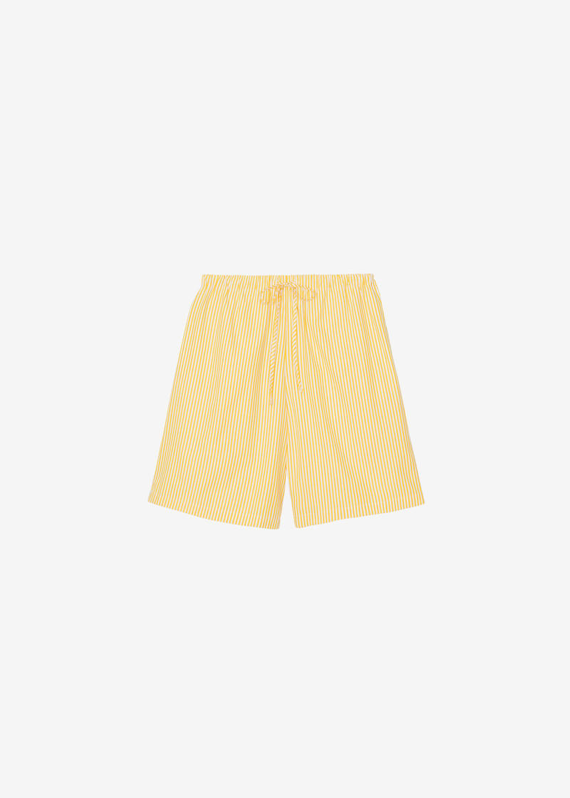 Rimini Bermuda Shorts - Yellow/White Stripe 1