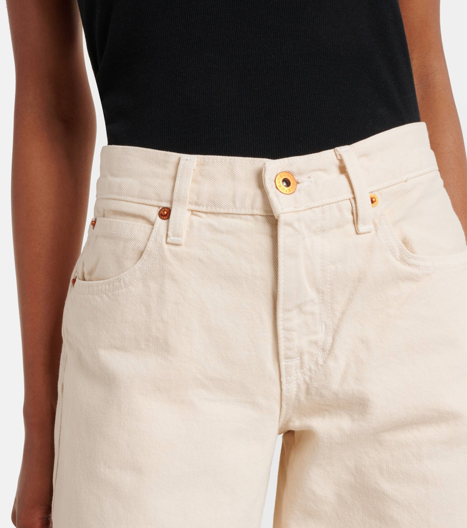 Mica low-rise wide-leg jeans - 4