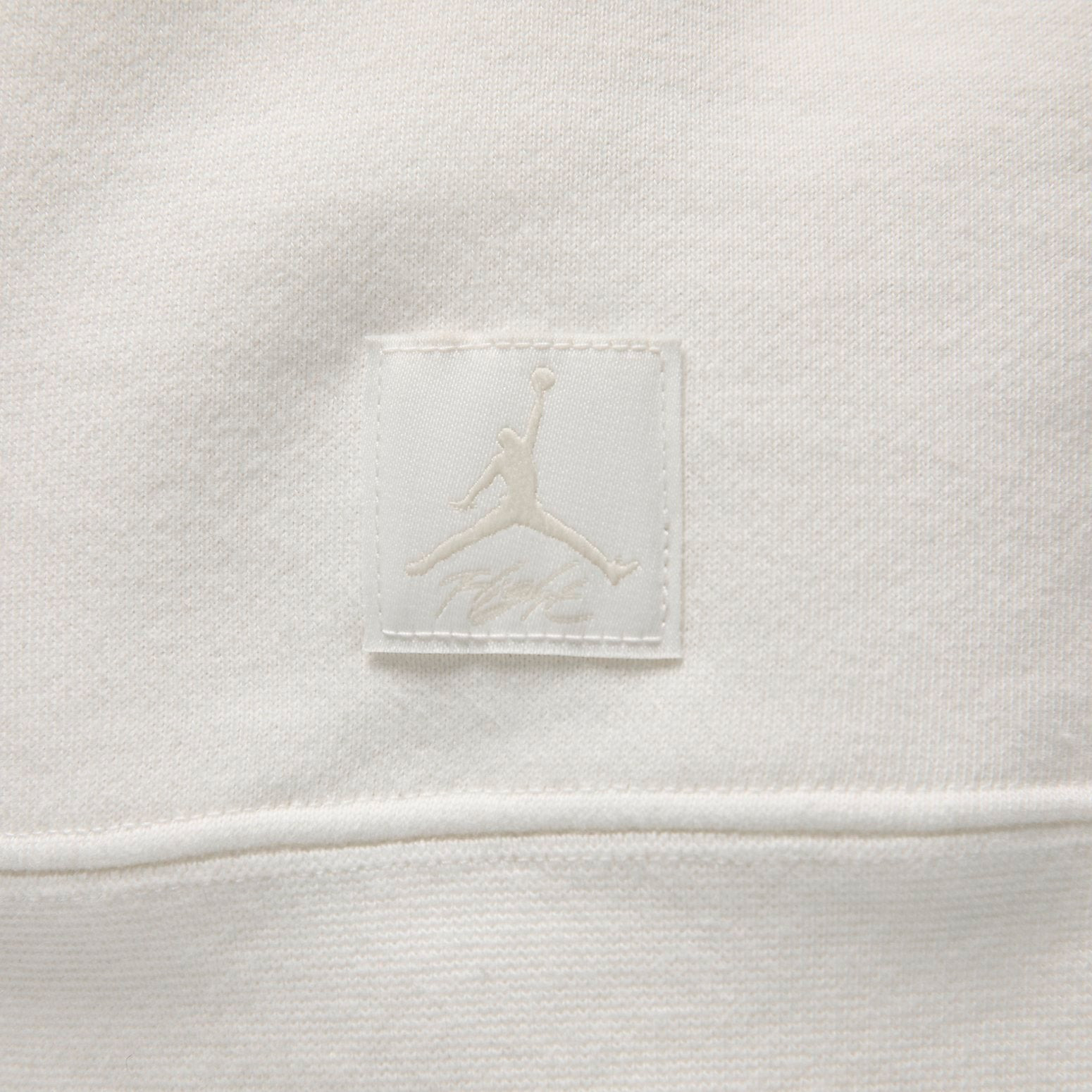 (WMNS) Air Jordan Flight Fleece Crewneck Sweatshirt 'White' FB5117-133 - 2