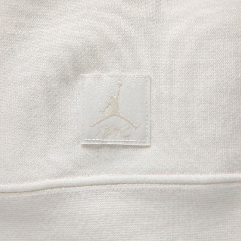 Jordan (WMNS) Air Jordan Flight Fleece Crewneck Sweatshirt 'White' FB5117-133 outlook