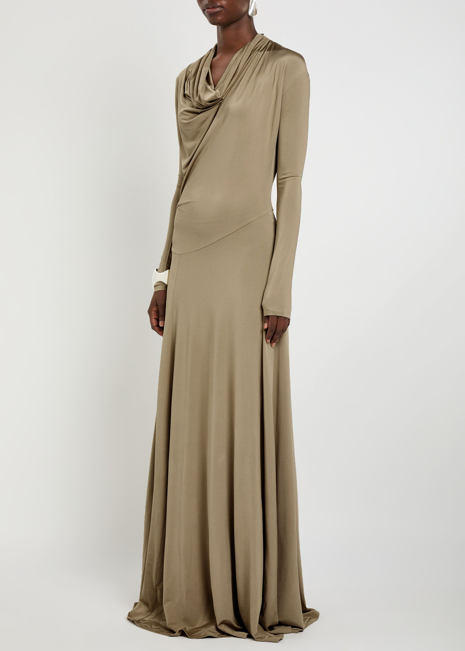 Tove Vevina Draped Stretch-jersey Maxi Dress - 2
