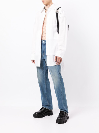 Wooyoungmi panelled longline shirt outlook