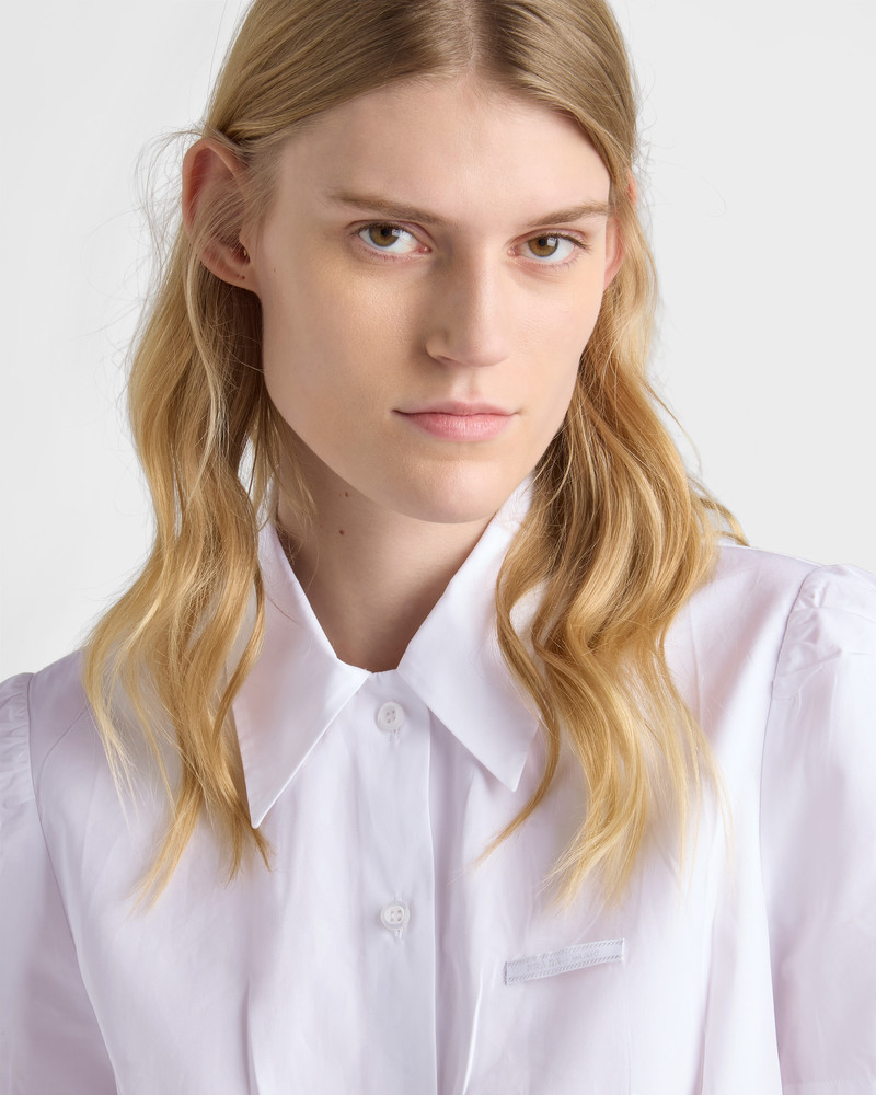 Short-sleeved poplin shirt 3