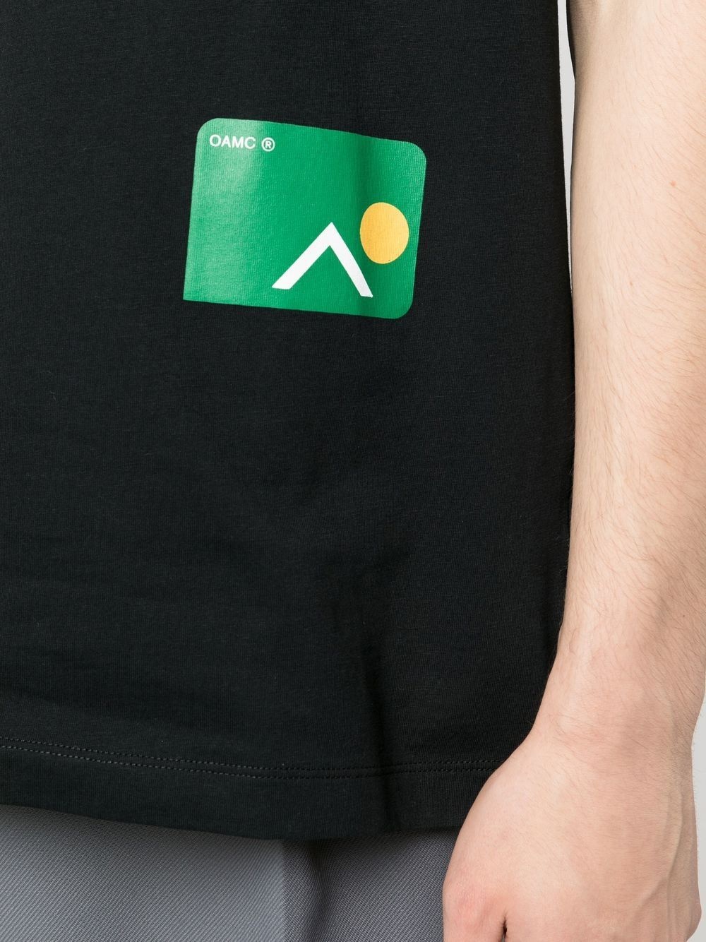 photograph-print short-sleeved T-shirt - 5