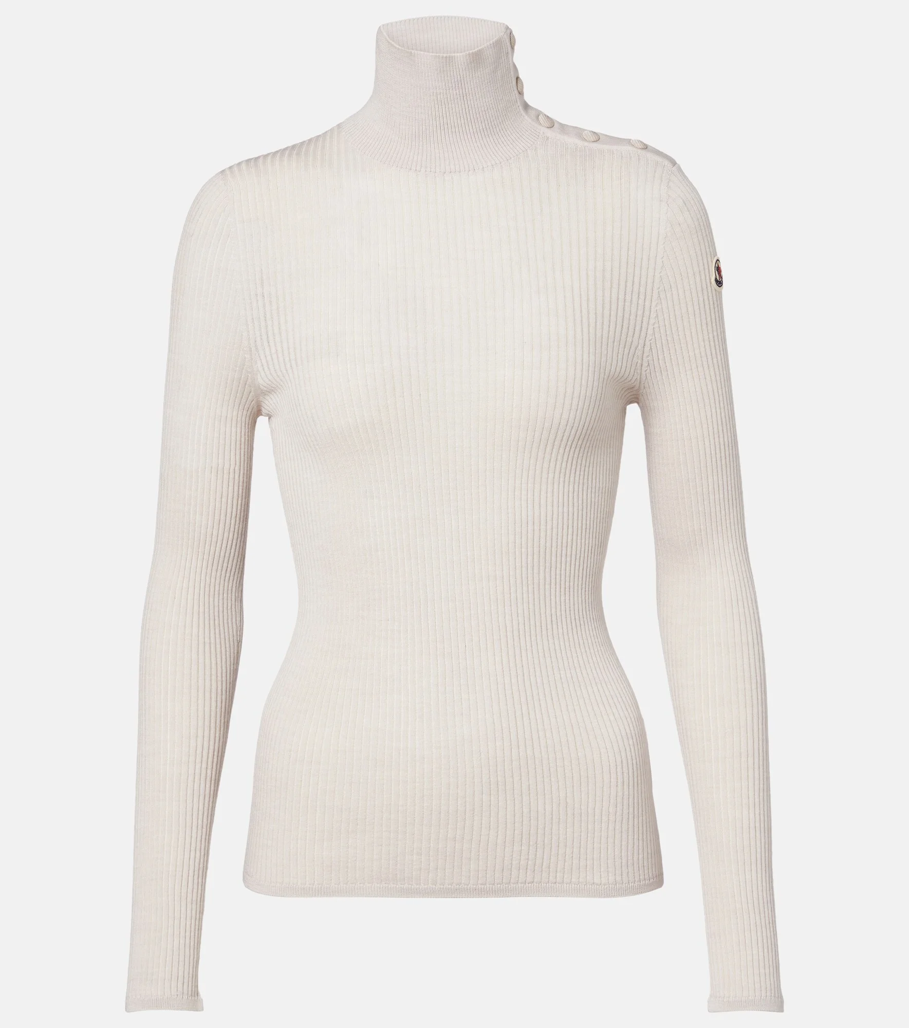 Turtleneck virgin wool sweater - 1
