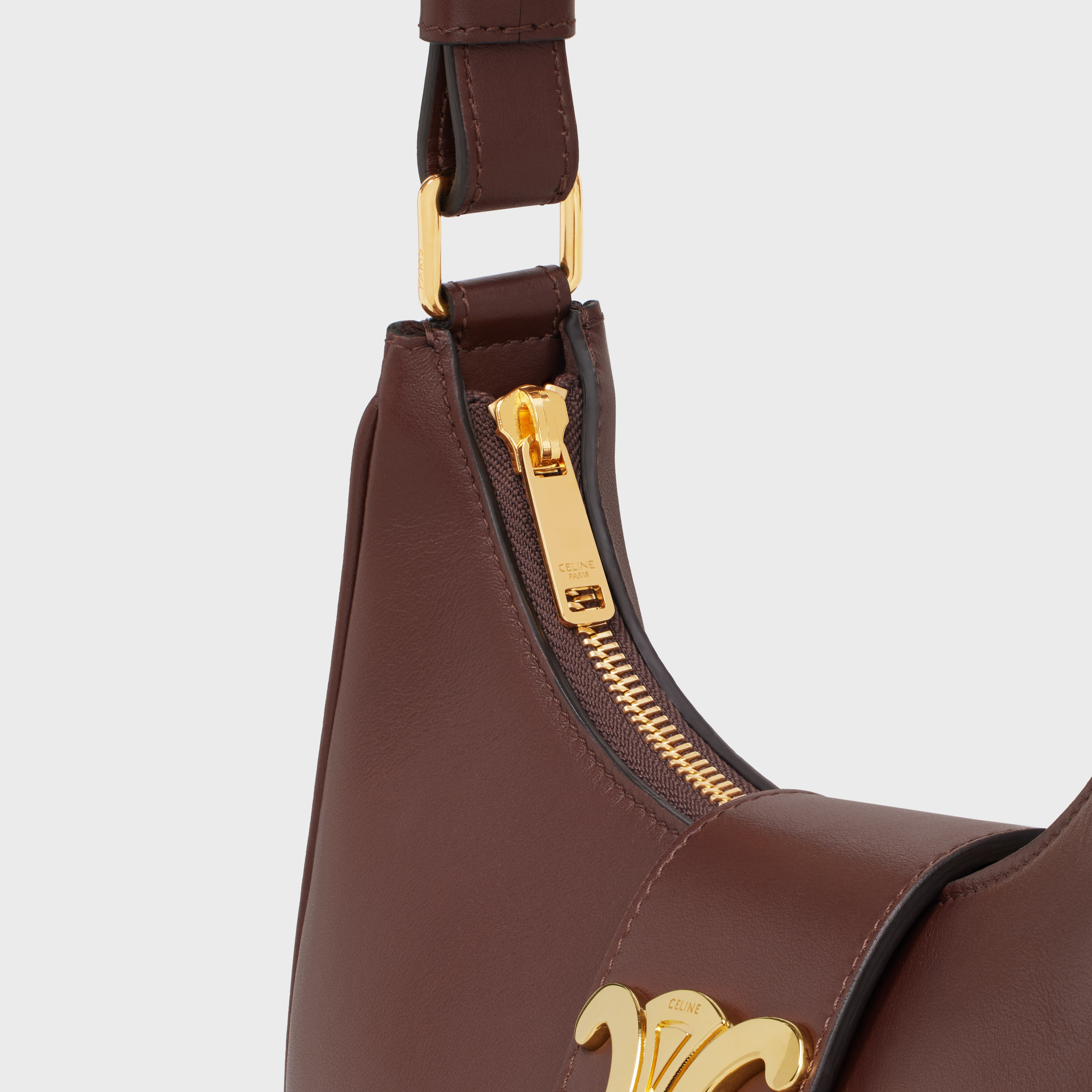 Ava Triomphe Soft Bag in Smooth Calfskin 5
