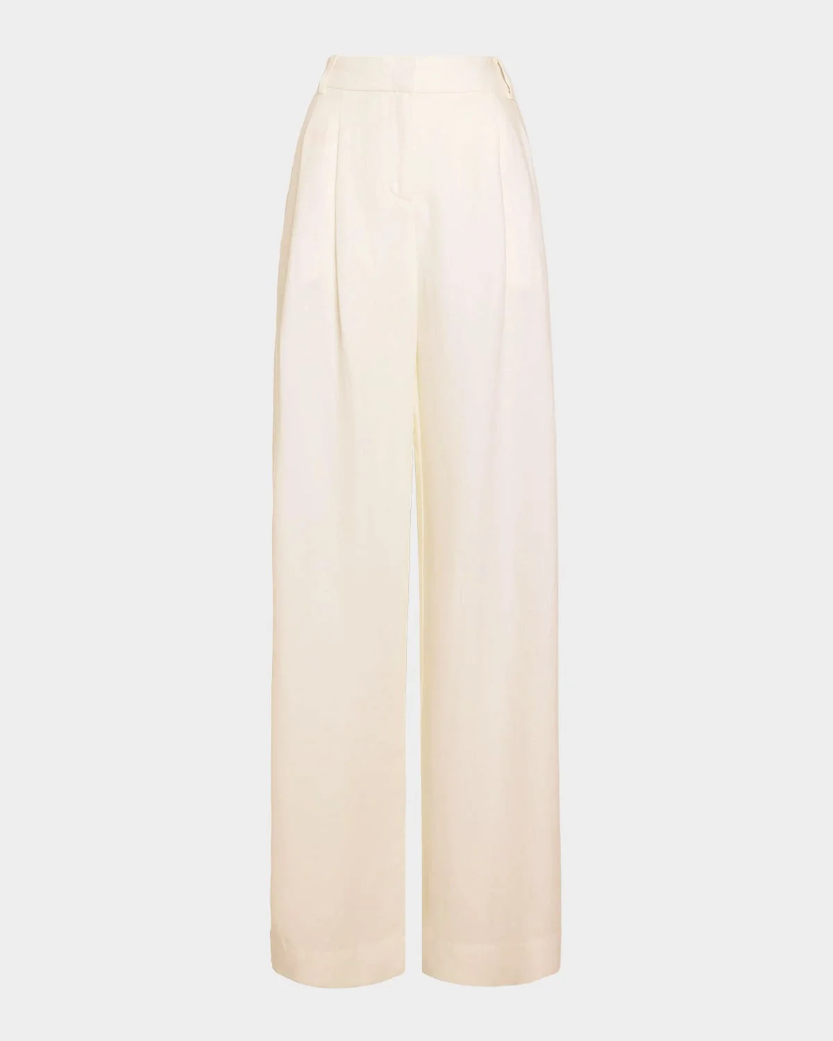 Oscar Pleated Linen Pants - 1