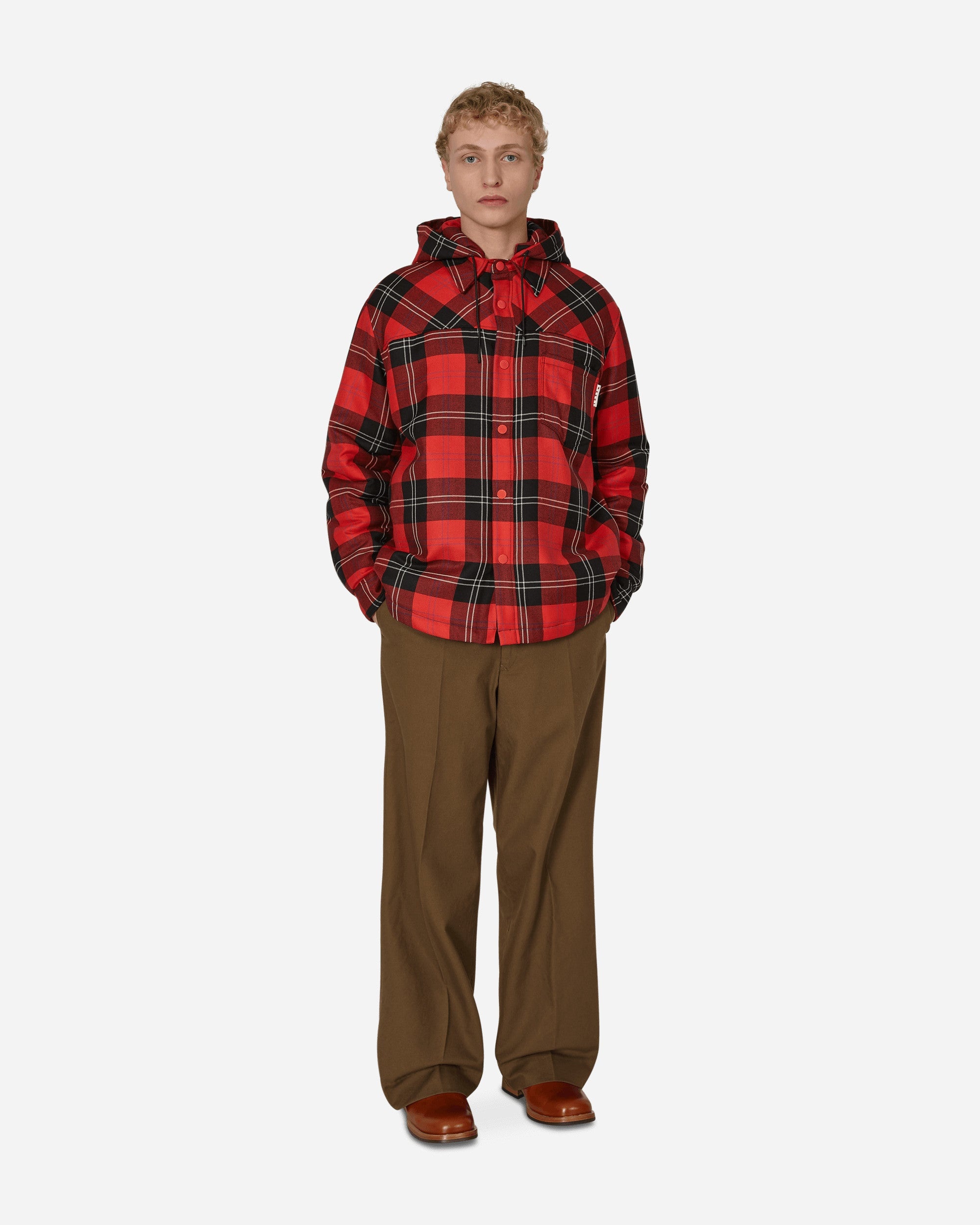 Padded Overshirt Red - 4