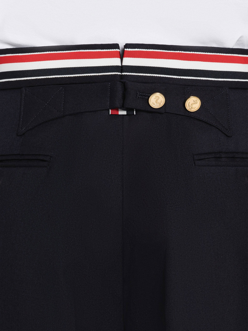 Super 120's Twill Low Rise Backstrap Trouser 6