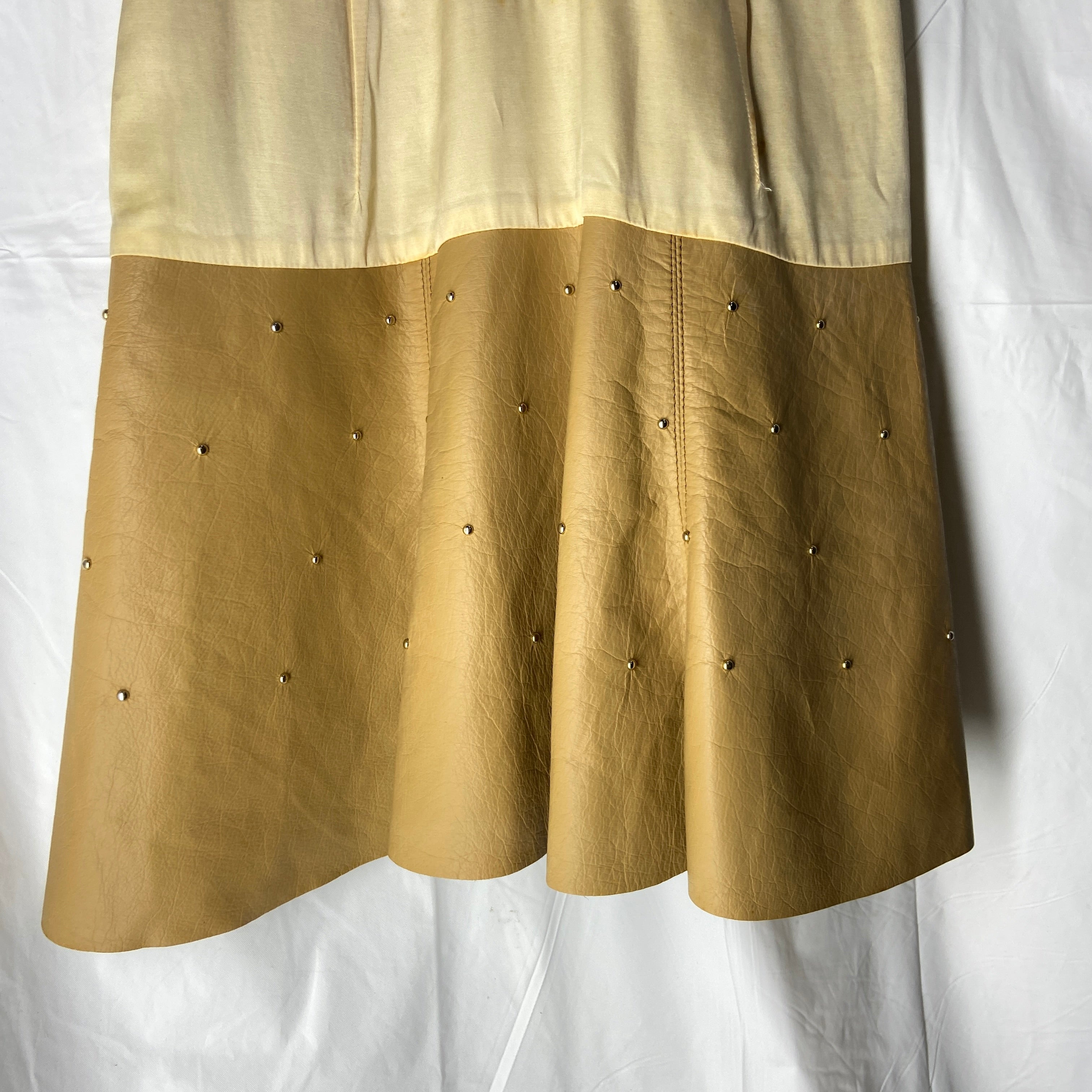 Undercover ss13 hamburger embossed silk mesh leather dress 1 - 8