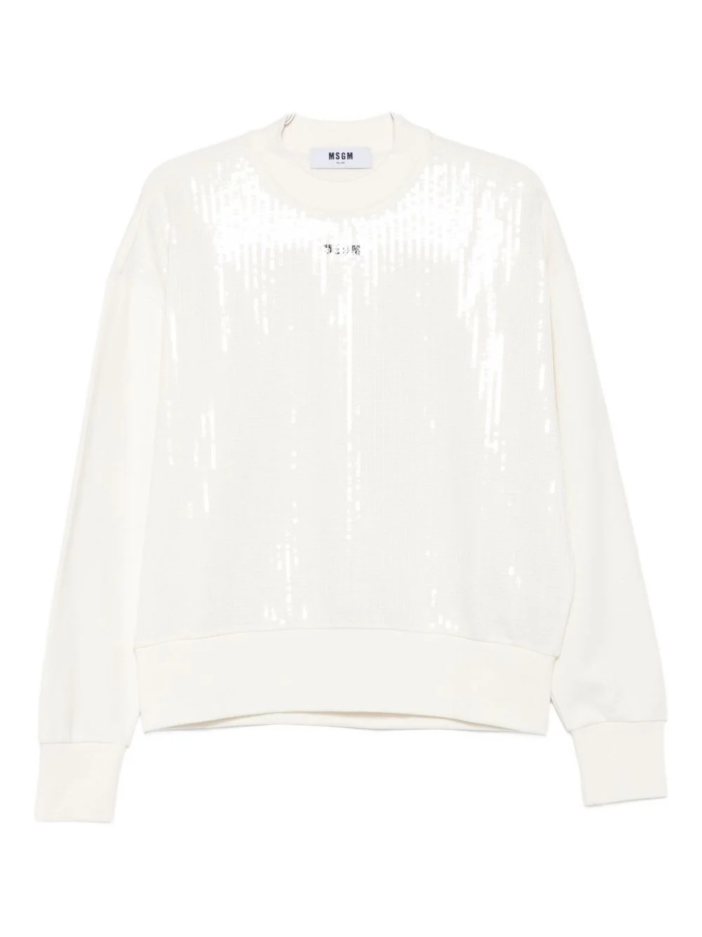 sequin-embellished sweatshirt - 1