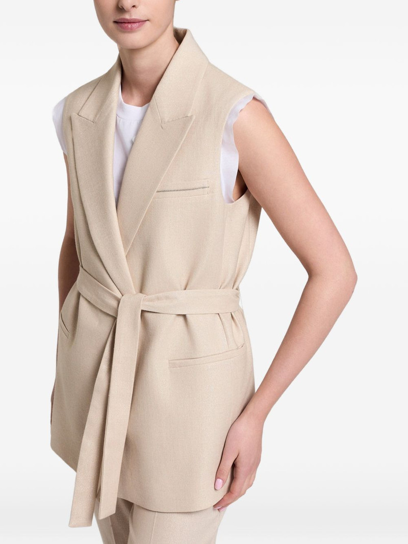 belted sleeveless jacket 3