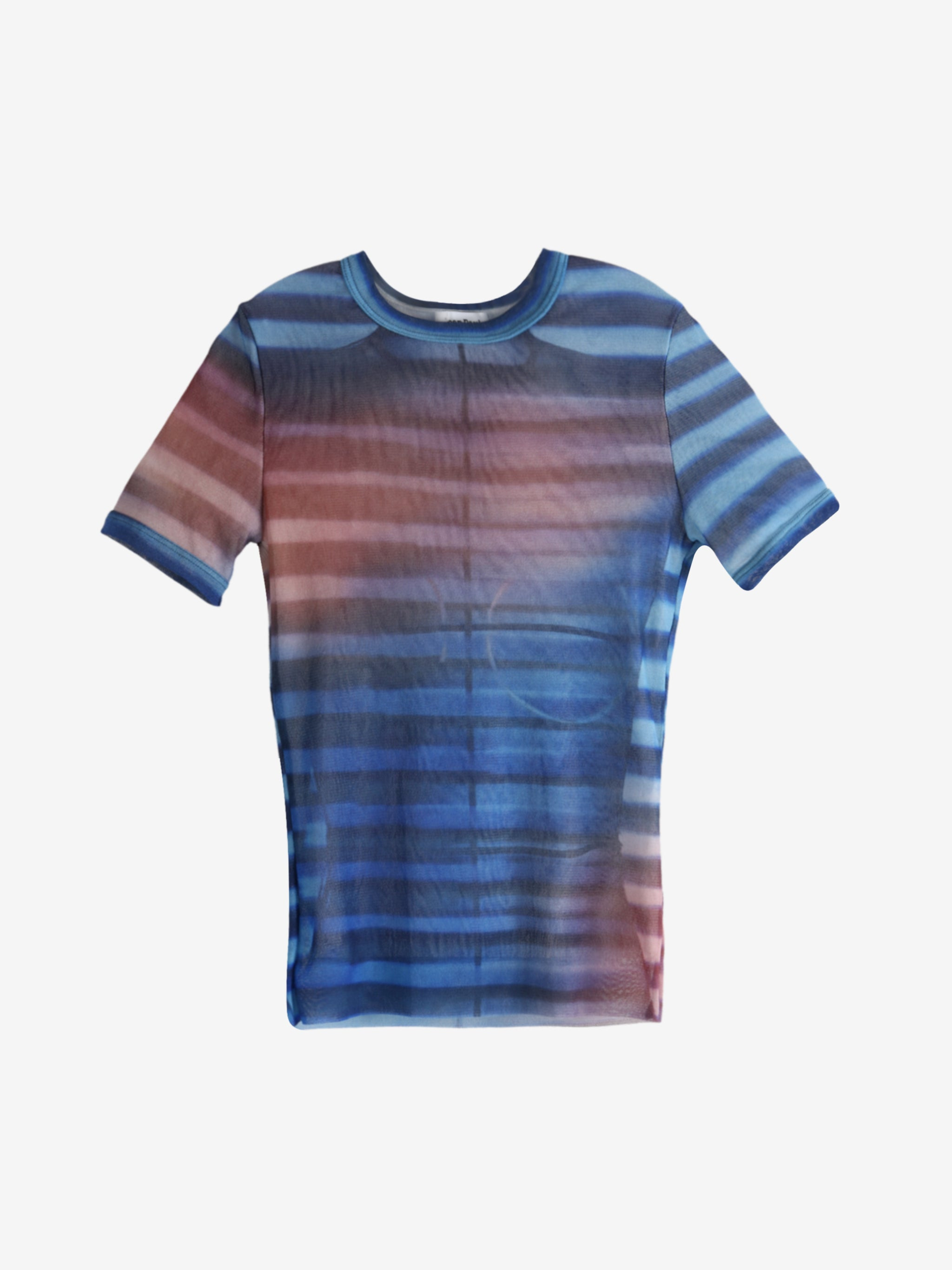 JEAN PAUL GAULTIER - Women Mesh Printed "Air" Tee - 4