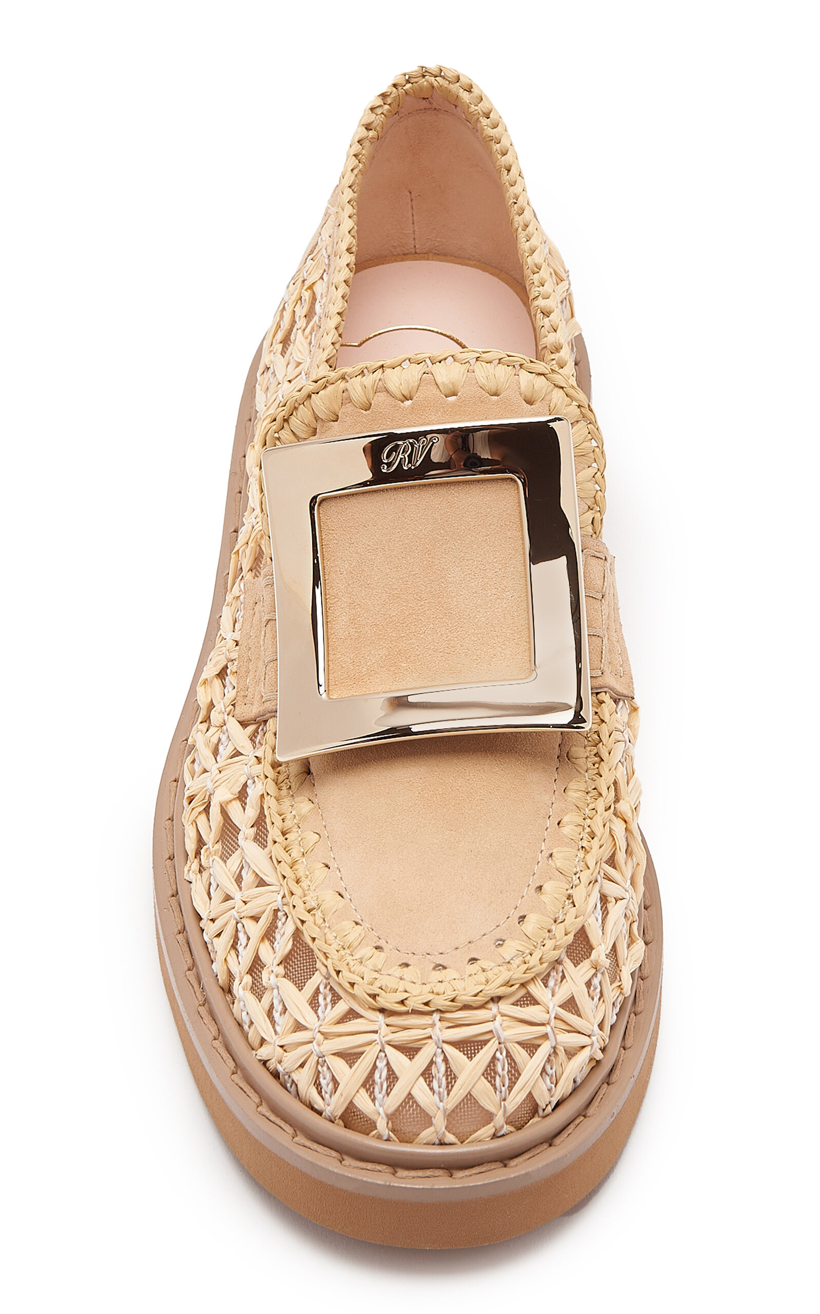 Viv Rangers Braided Raffia Loafers neutral - 4