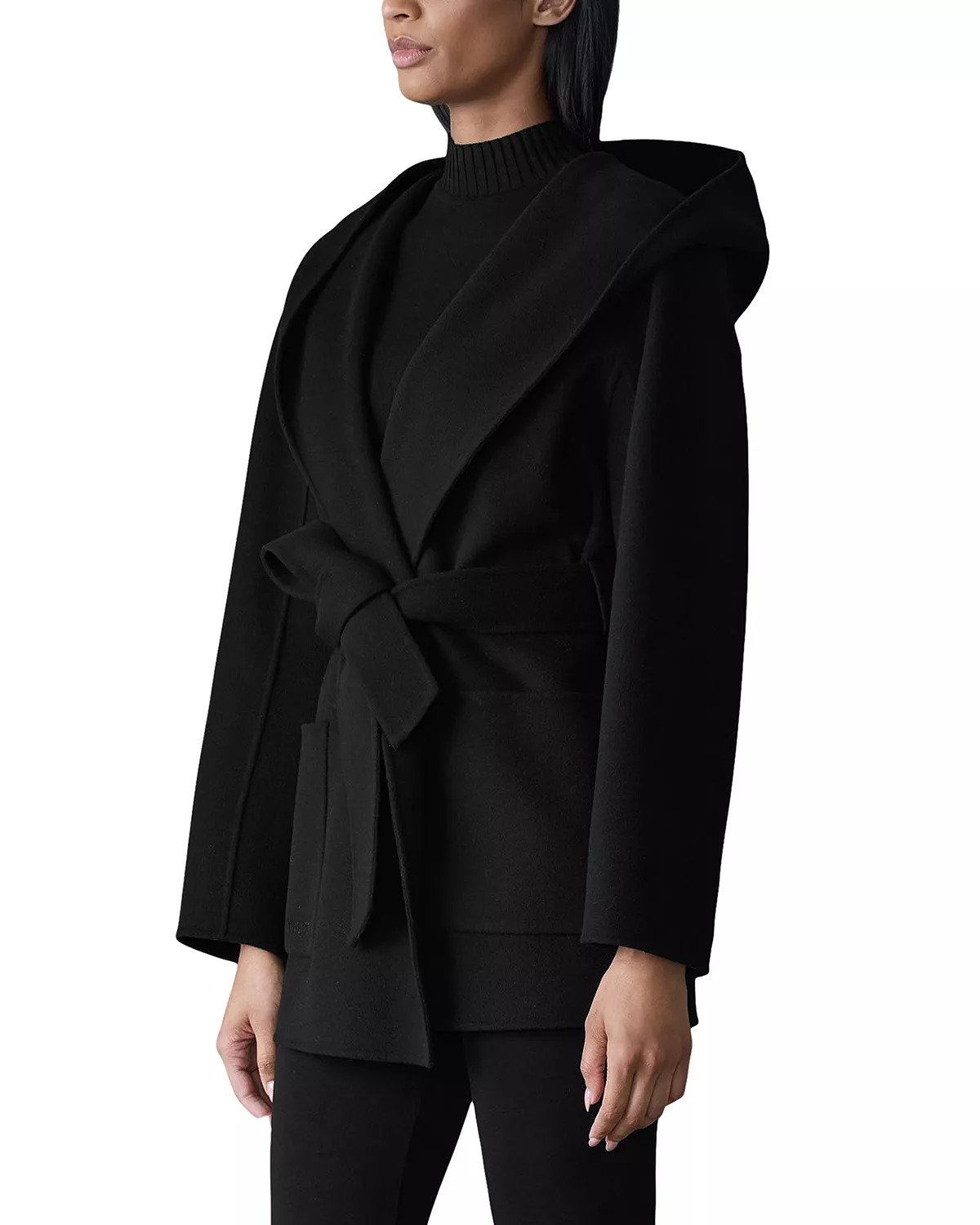 Wool Belted Midi Coat - 5