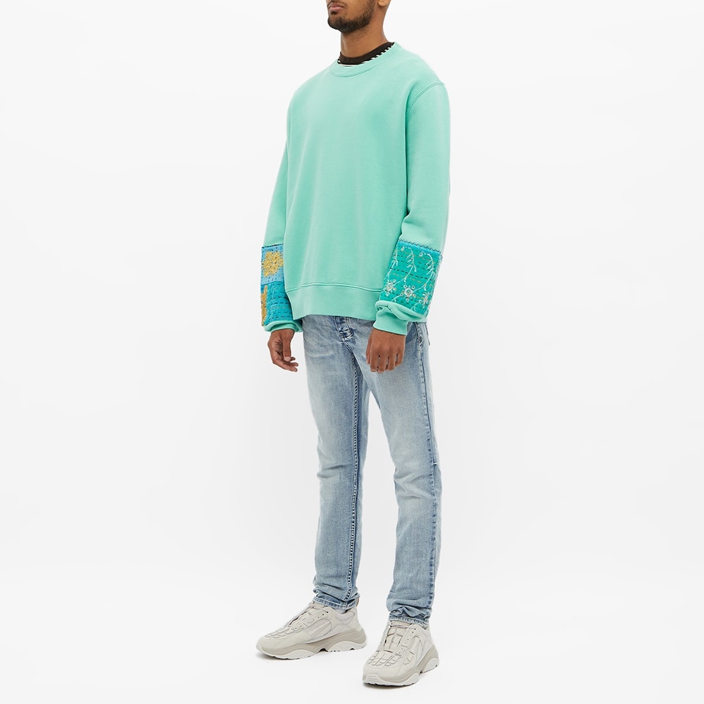 AMIRI Quilted Art Patch Crew - 7