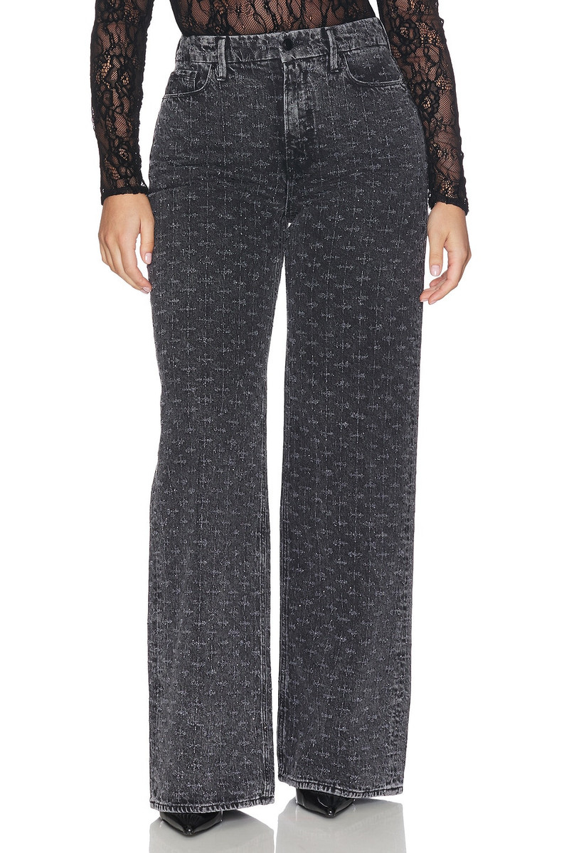 Good Skate Wide Leg Crystal Jeans 2