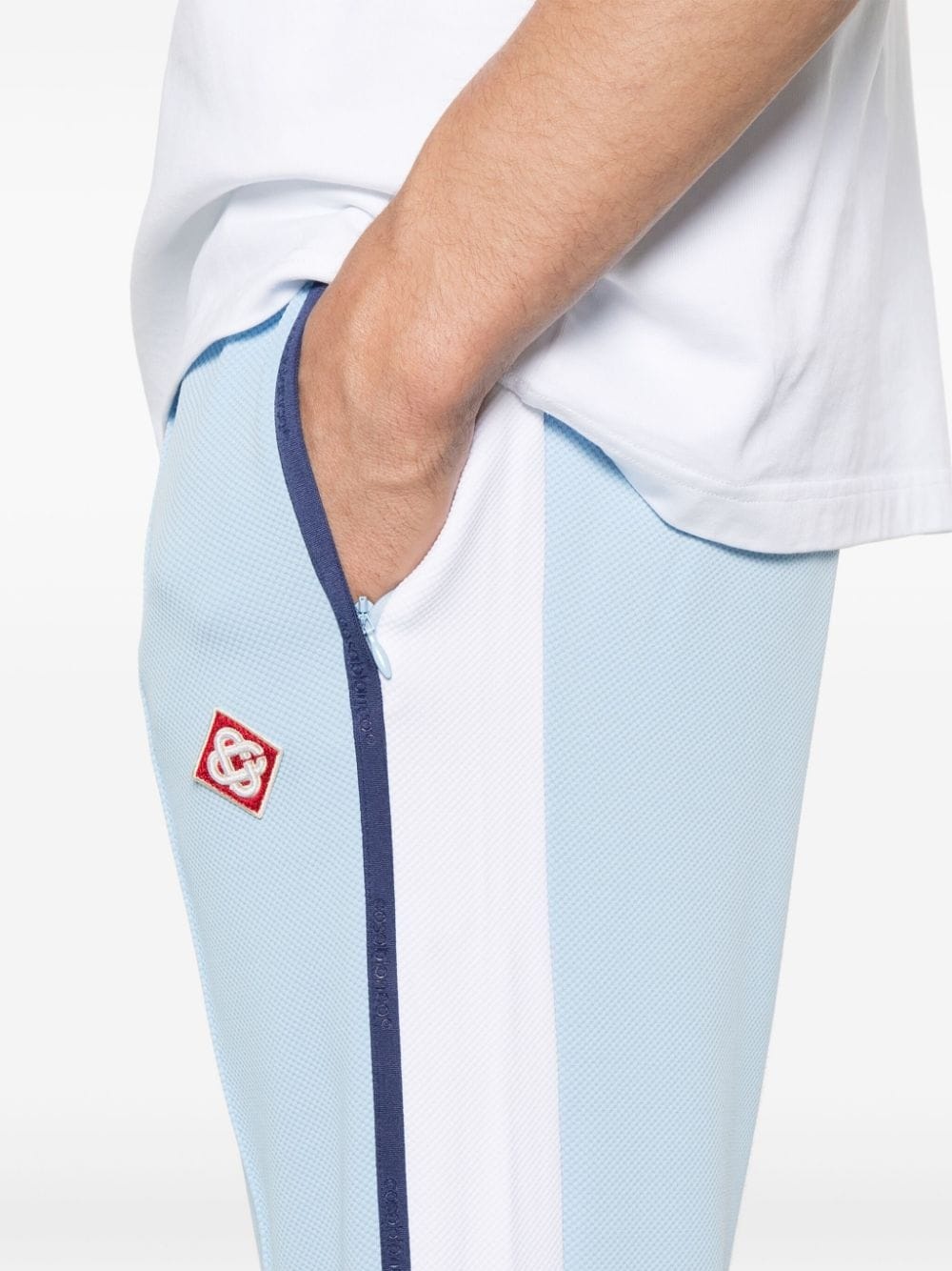 logo-embroidered straight-leg track pants - 5