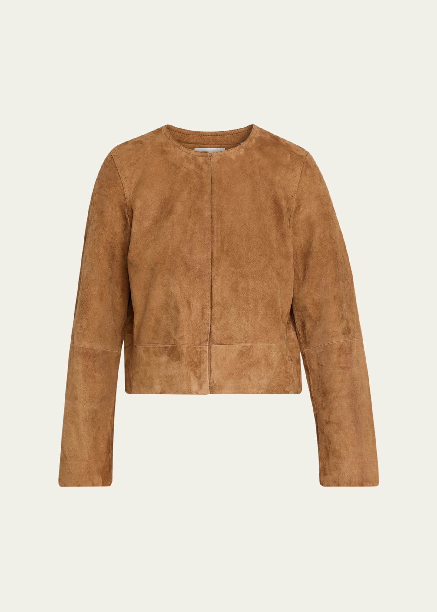 Cropped Suede Jacket - 1