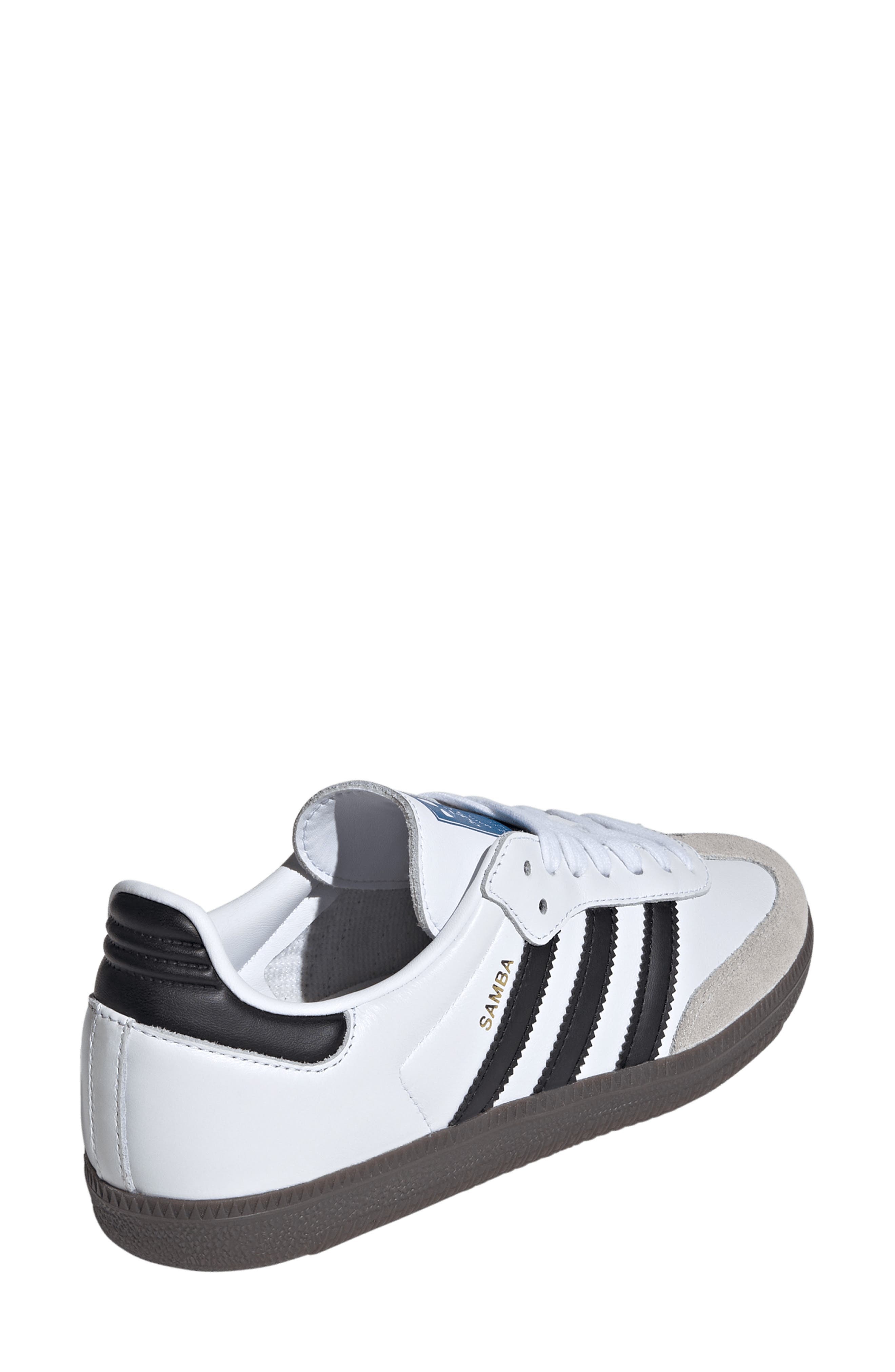 adidas Samba OG Sneaker in White/Black/Clear Granite at Nordstrom - 2