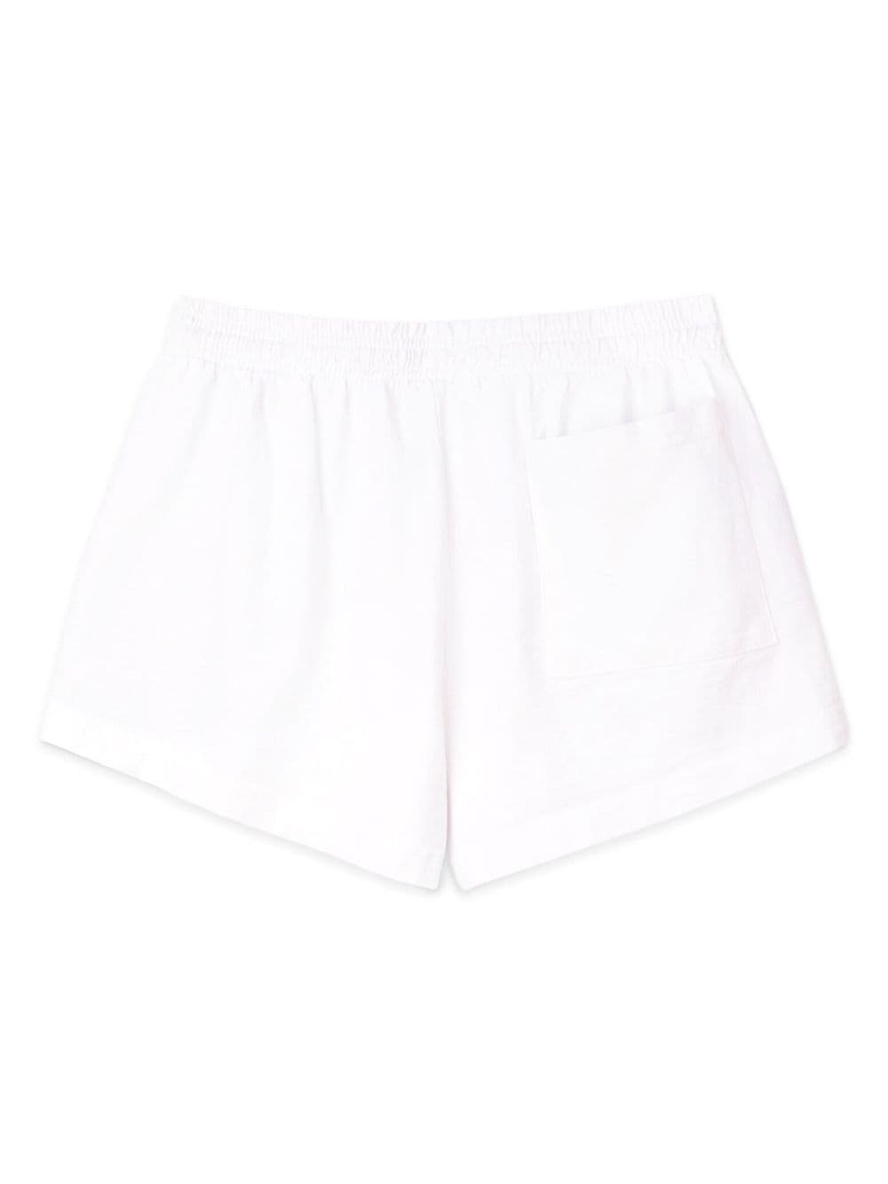 logo-print cotton shorts - 2