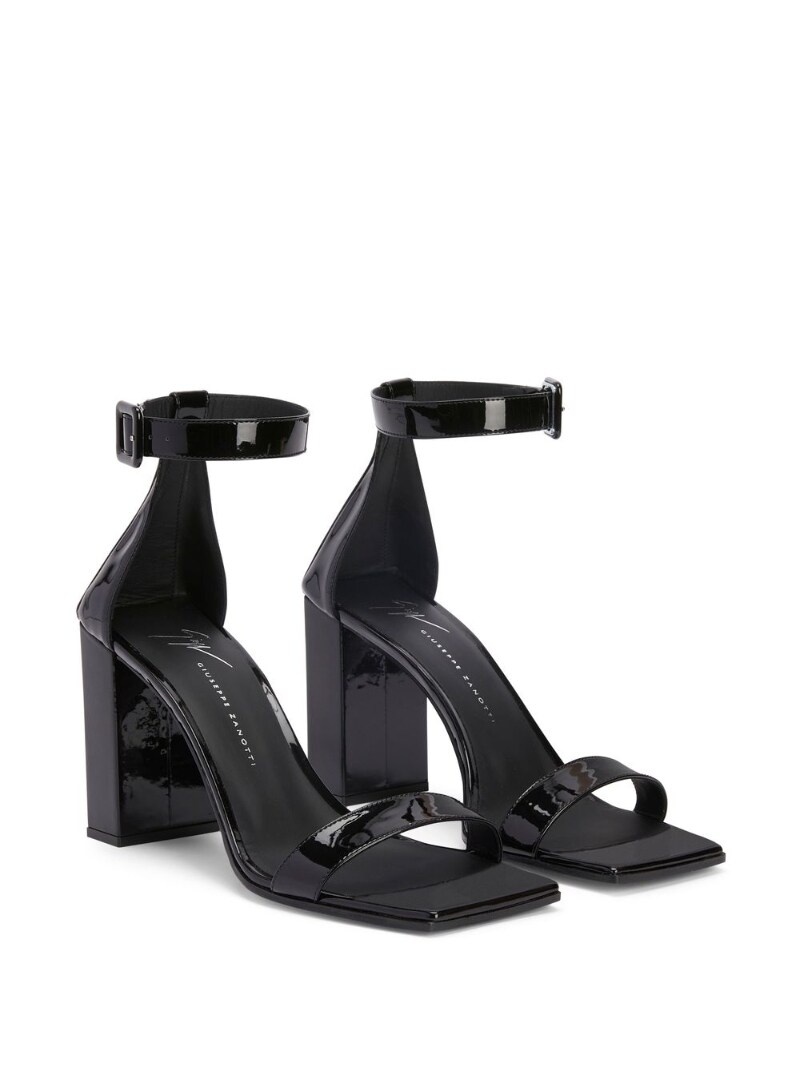 Shangay buckled 85mm leather sandals - 2