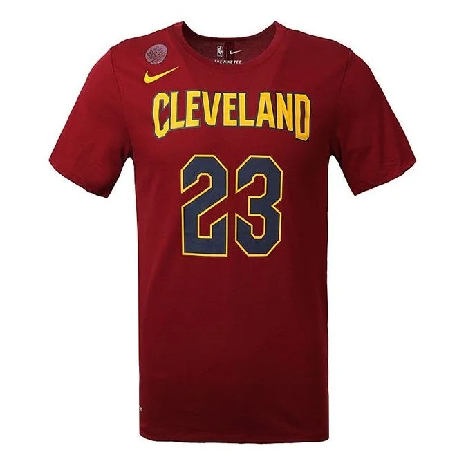 Nike NBA LeBron James Cavaliers limited SW Fan Edition Basketball Short Sleeve Red 870767-680 - 1