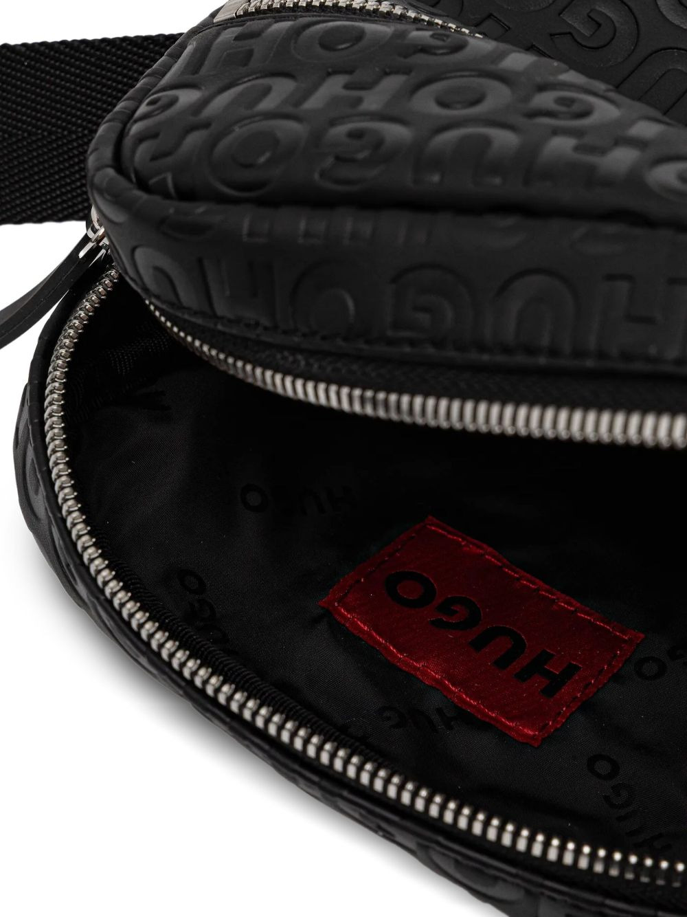 debossed-logo messenger bag - 4