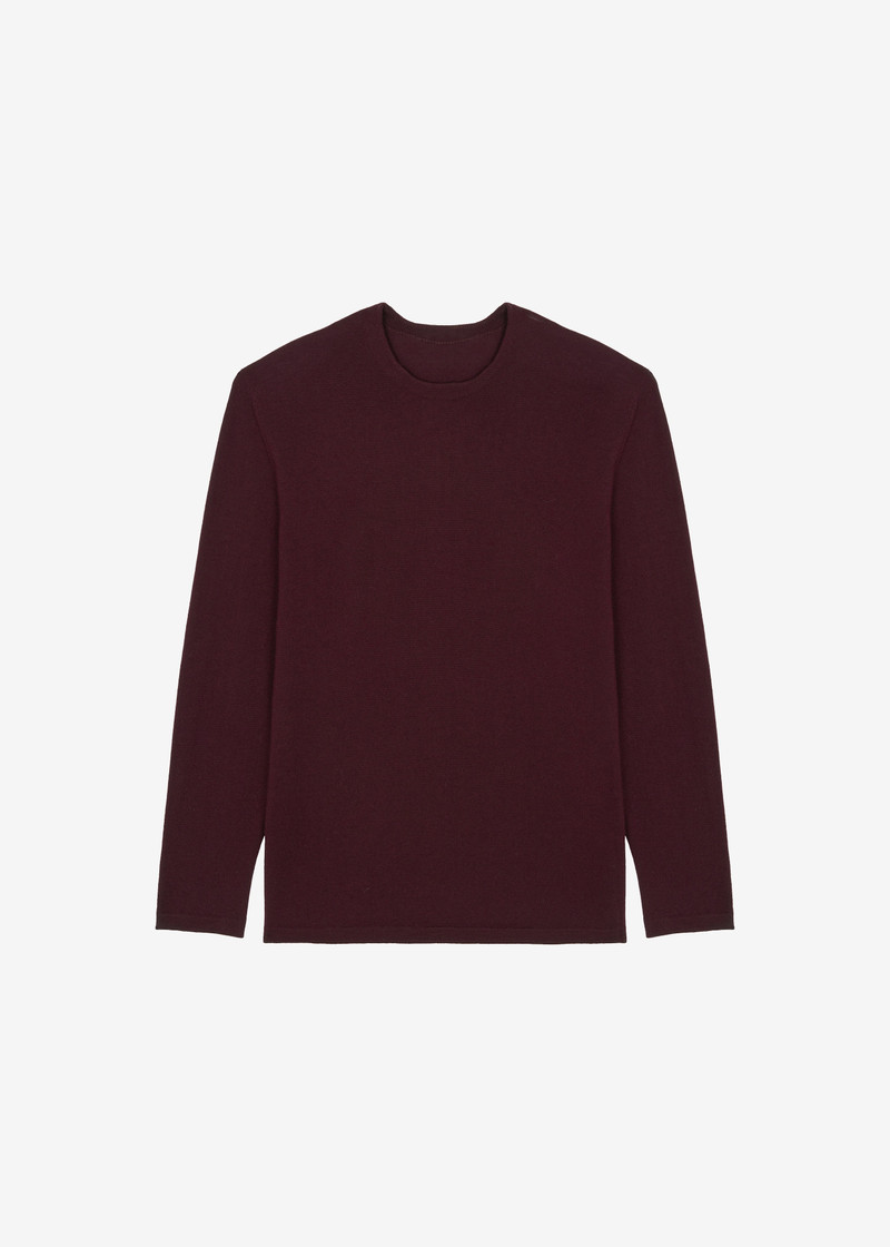Morang Merino Wool Sweater - Burgundy 1